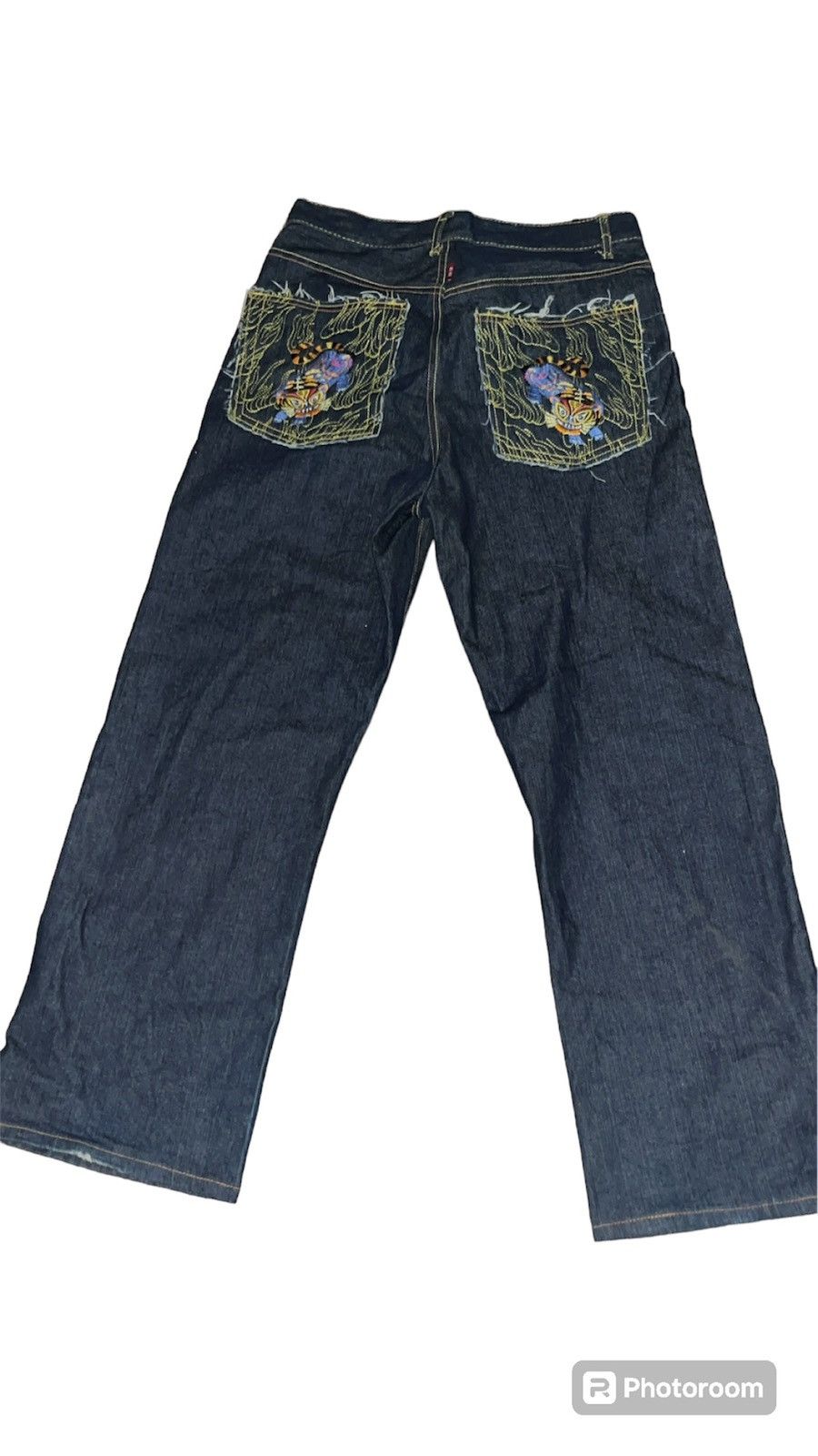 image of Designer Rmc Denim Jeans in Dark Blue, Men's (Size 33)