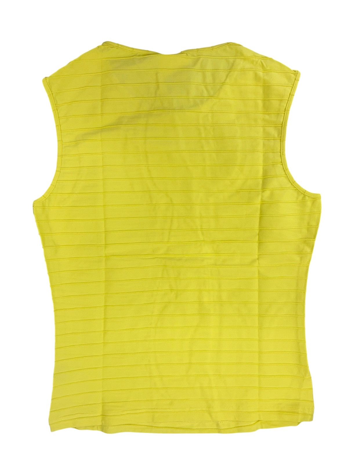 Versace Jeans Couture Vintage Versace Jeans Couture Lime Neon Ribbed TankTop NWT S Size S / US 4 / IT 40 - 3 Thumbnail