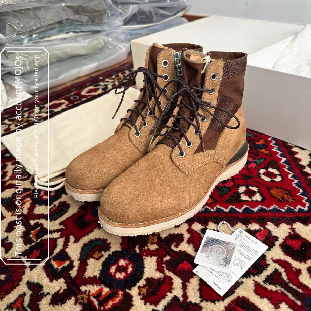 Visvim Sz 10 Visvim 18SS SPOT 7-Hole Light Brown Boots moj.os35 Size US 10 / EU 43 - 1 Thumbnail