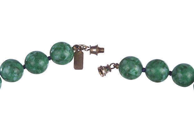 Designer Kenneth Lane Simulated Jade and Lapis Bead Necklace Size ONE SIZE - 7 Thumbnail