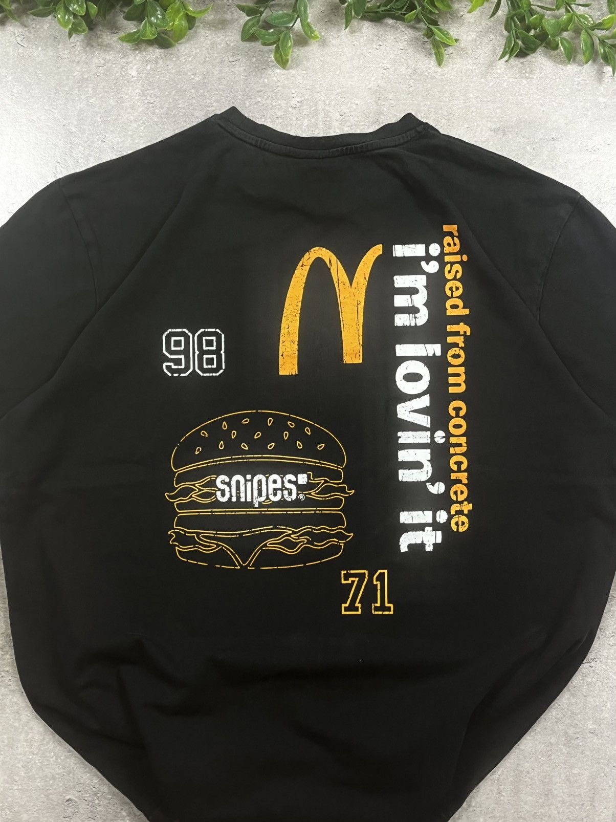 Snipes McDonald's x Snipes Black Graphic I'm Lovin' It Burger XL Size US L / EU 52-54 / 3 - 6 Thumbnail