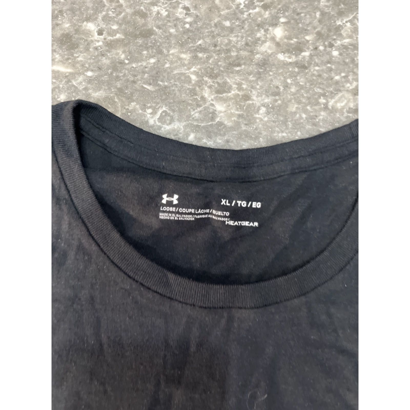 Under Armour Under Armour Men's T-Shirt Athletic UA Freedom Logo Short Sleeve Tee Black XL Mens Size US XL / EU 56 / 4 - 4 Thumbnail