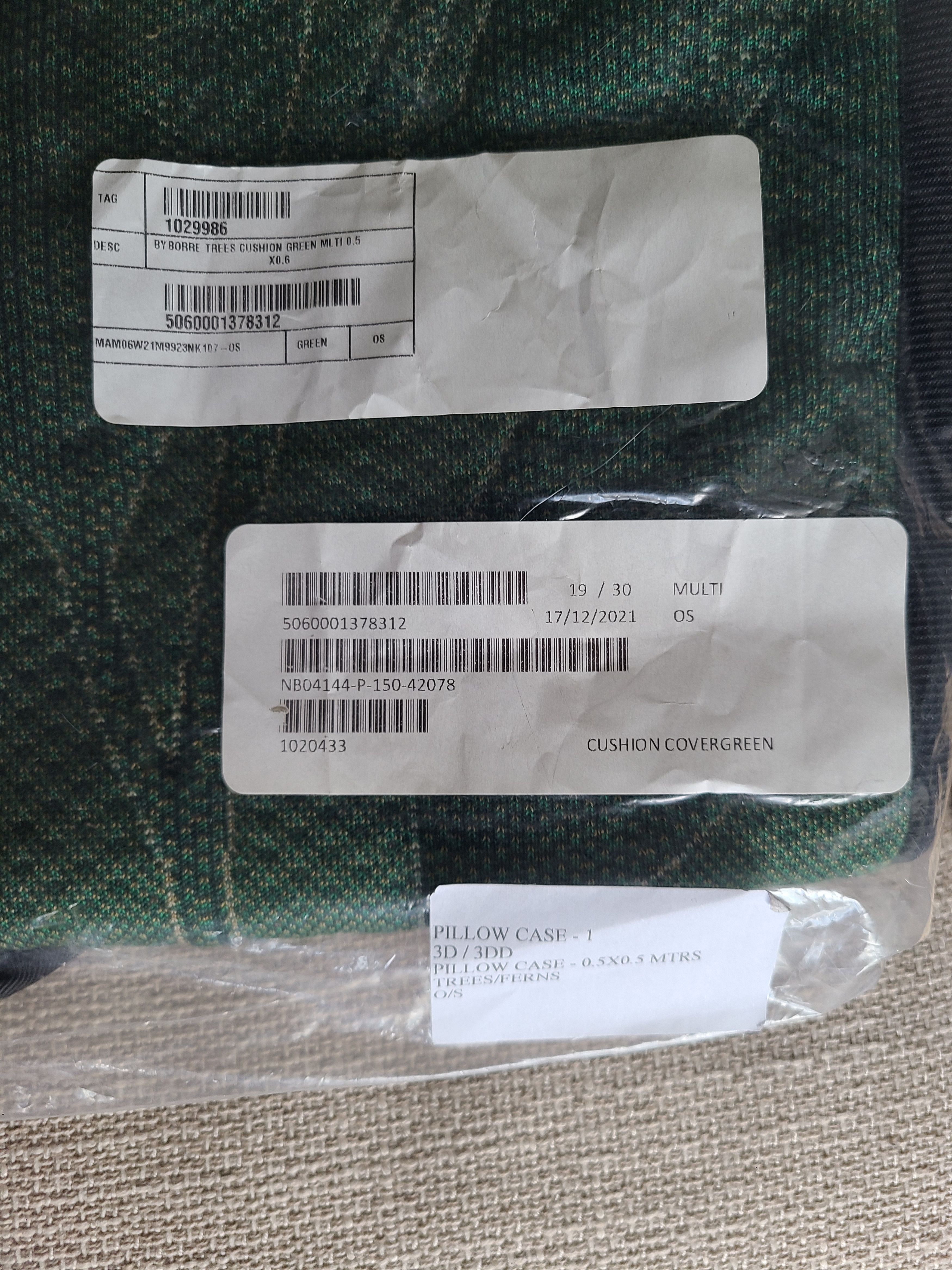 Byborre Byborre Green Trees Pillow Case Size ONE SIZE - 3 Thumbnail