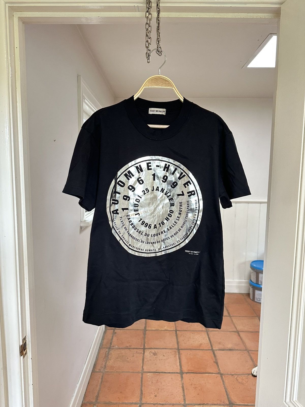 Issey Miyake AW97 Metallic Circle runway tee Size US M / EU 48-50 / 2 - 1 Thumbnail