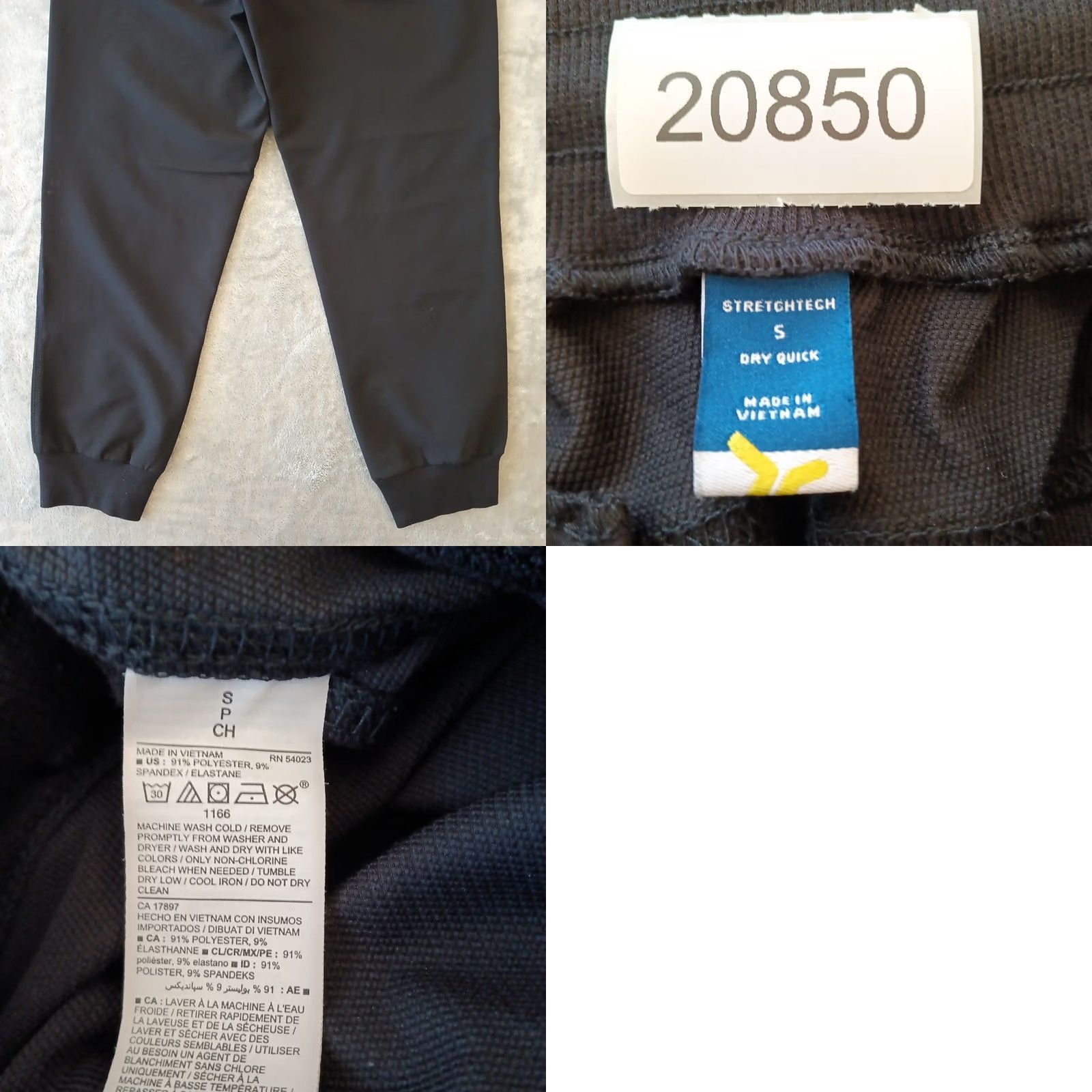 Old Navy Old Navy Jogger Pants Womens Small Black Stretchtech Drawstring Pockets 28x26 Size 28" / US 6 / IT 42 - 8 Thumbnail