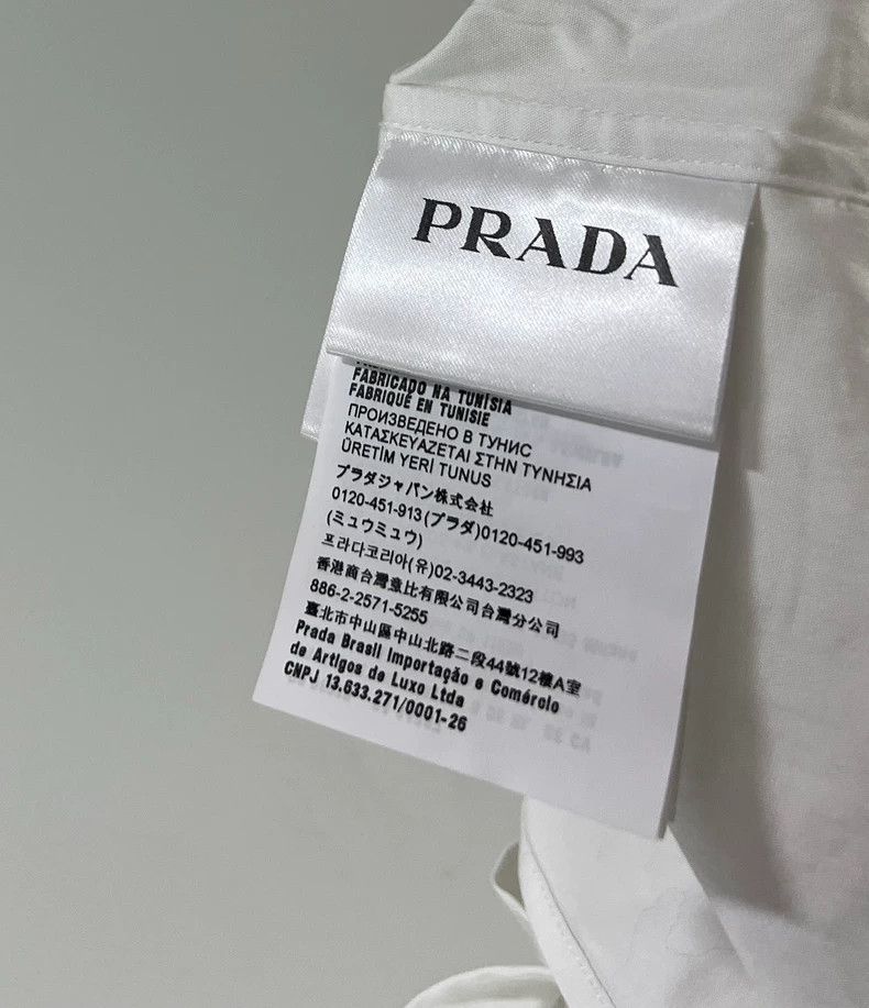 Prada Prada Size 41 Long-sleeved shirt 2501-Nextarrow Size US XS / EU 42 / 0 - 5 Thumbnail
