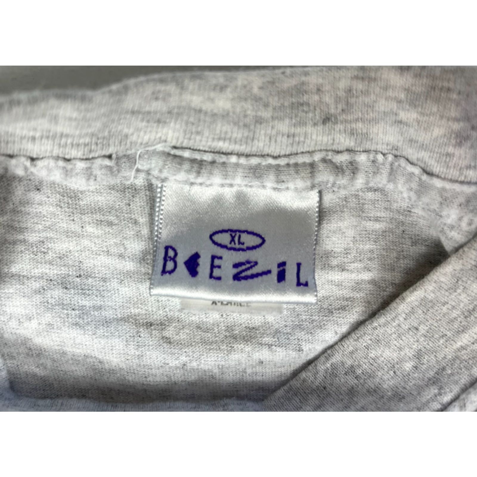 Vintage VINTAGE Beezil Saugatuck Michigan T-Shirt Men XL Gray 90s Made in USA Crew Neck Short Sleeve Cotton Graphic Print Mulit-90s? Size US XL / EU 56 / 4 - 5 Thumbnail