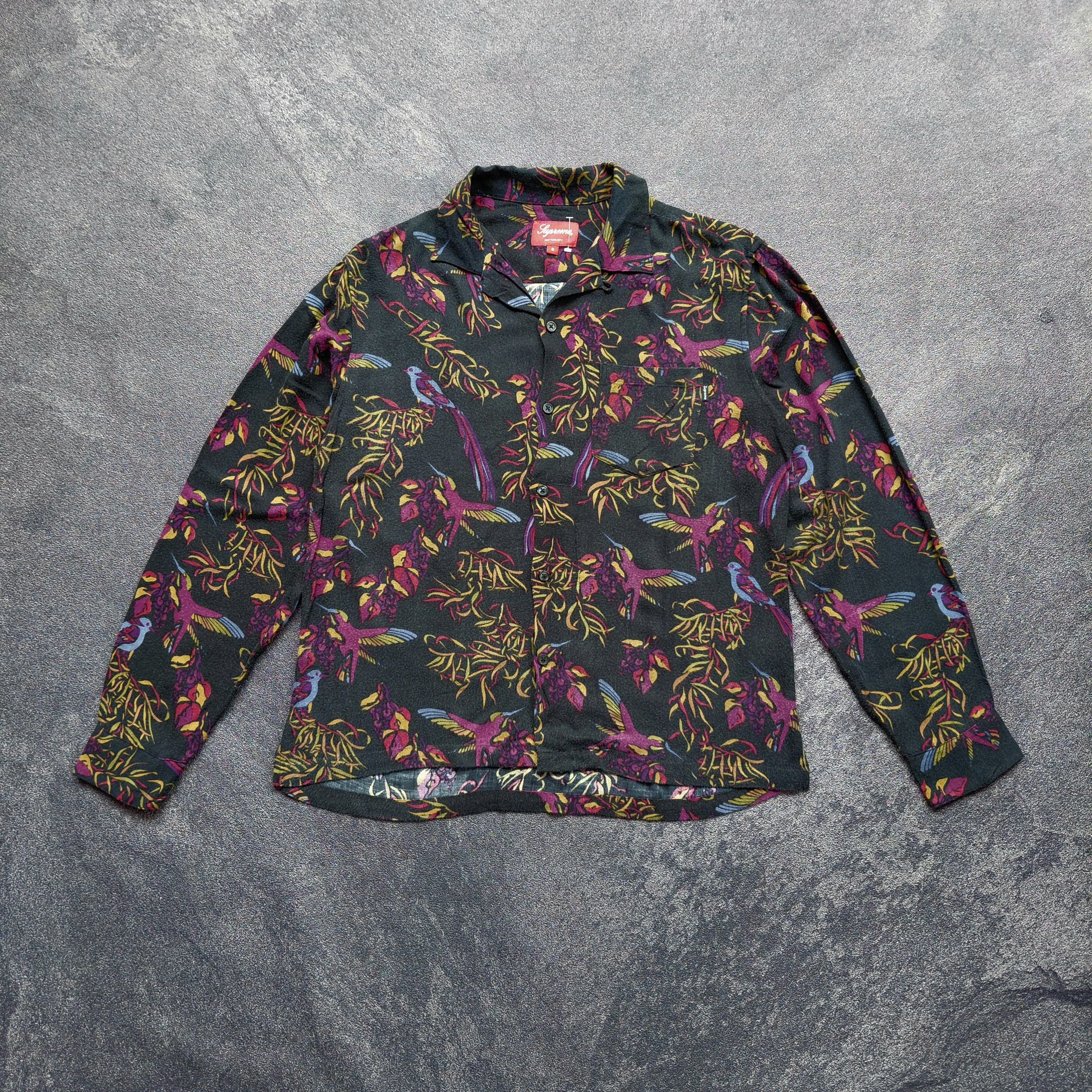 Supreme Supreme Bird Hawaiian Shirt Size US S / EU 44-46 / 1 - 1 Thumbnail