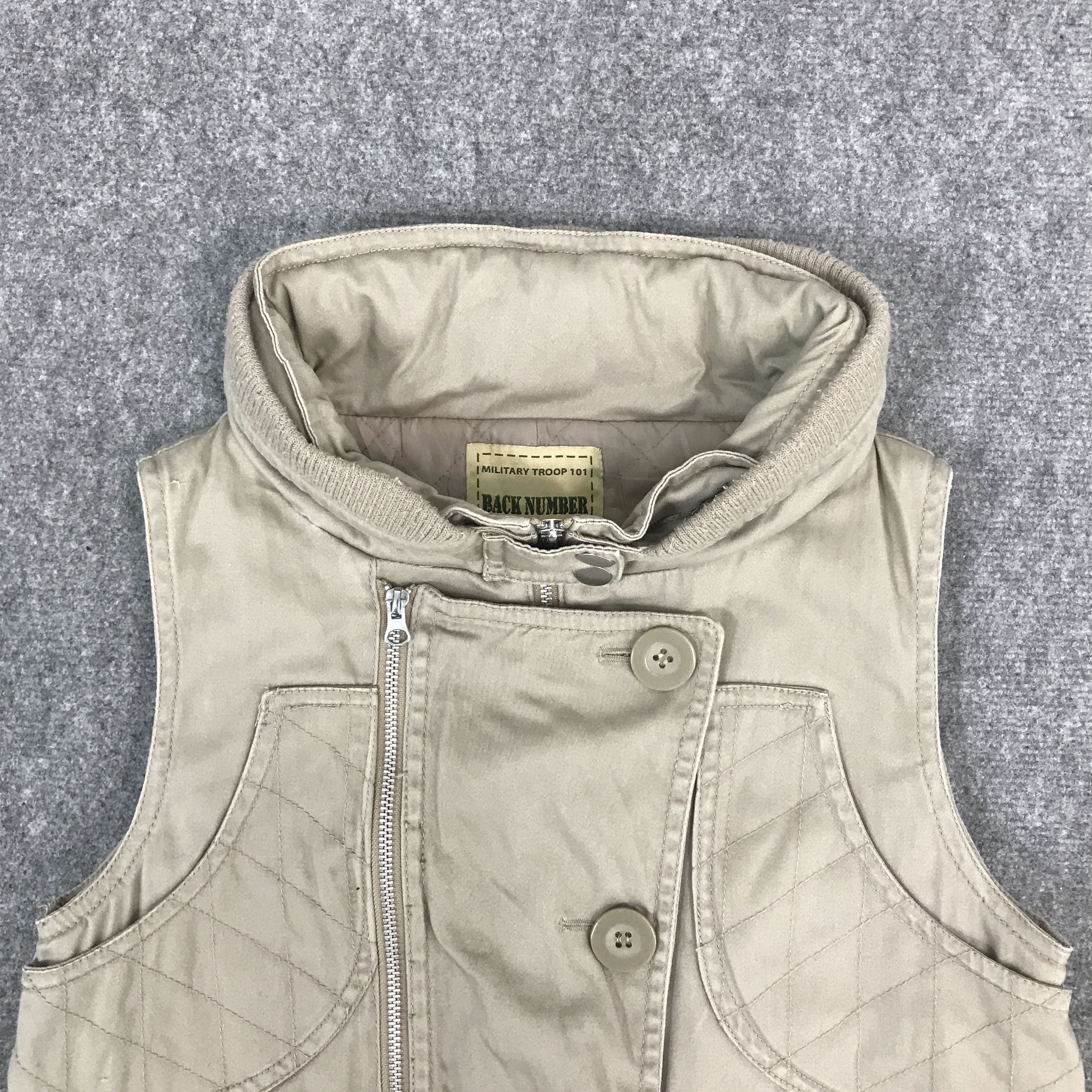 If Six Was Nine × Japanese Brand BACK NUMBER BROWN VESTS Size US M / EU 48-50 / 2 - 3 Thumbnail