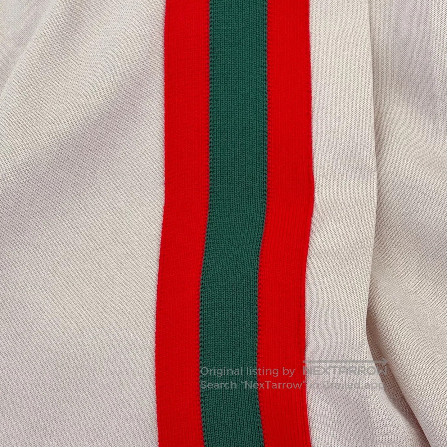 Gucci Guicci sizeM Long striped off-white dress with side stripes Size 27" / US 4 / IT 40 - 7 Thumbnail