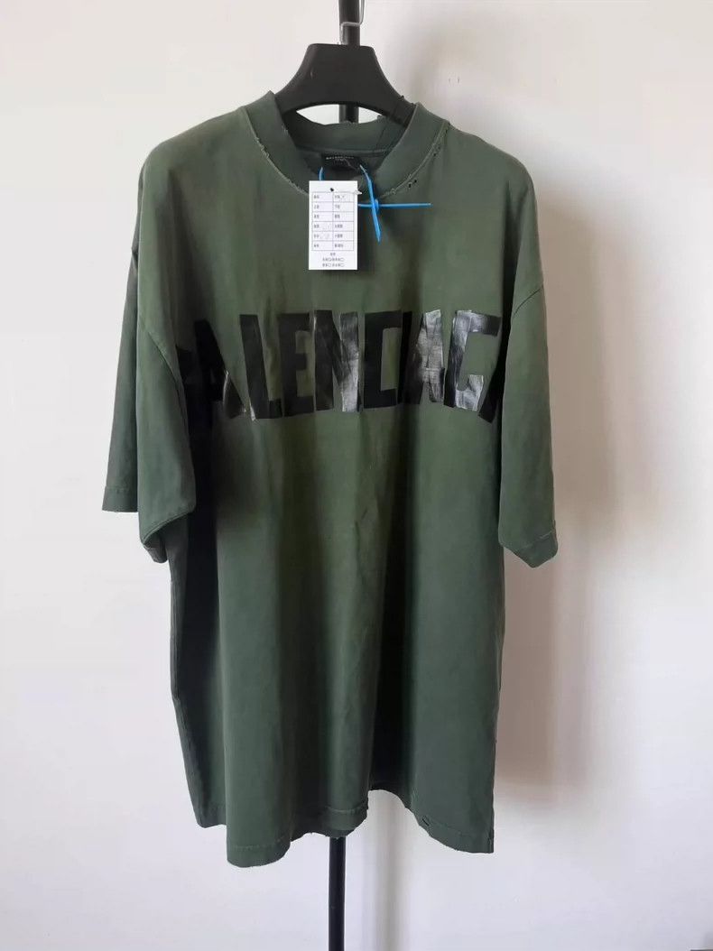 Balenciaga Balenciaga Logo printed Jersey crewneck T-shirt Size US XS / EU 42 / 0 - 1 Thumbnail
