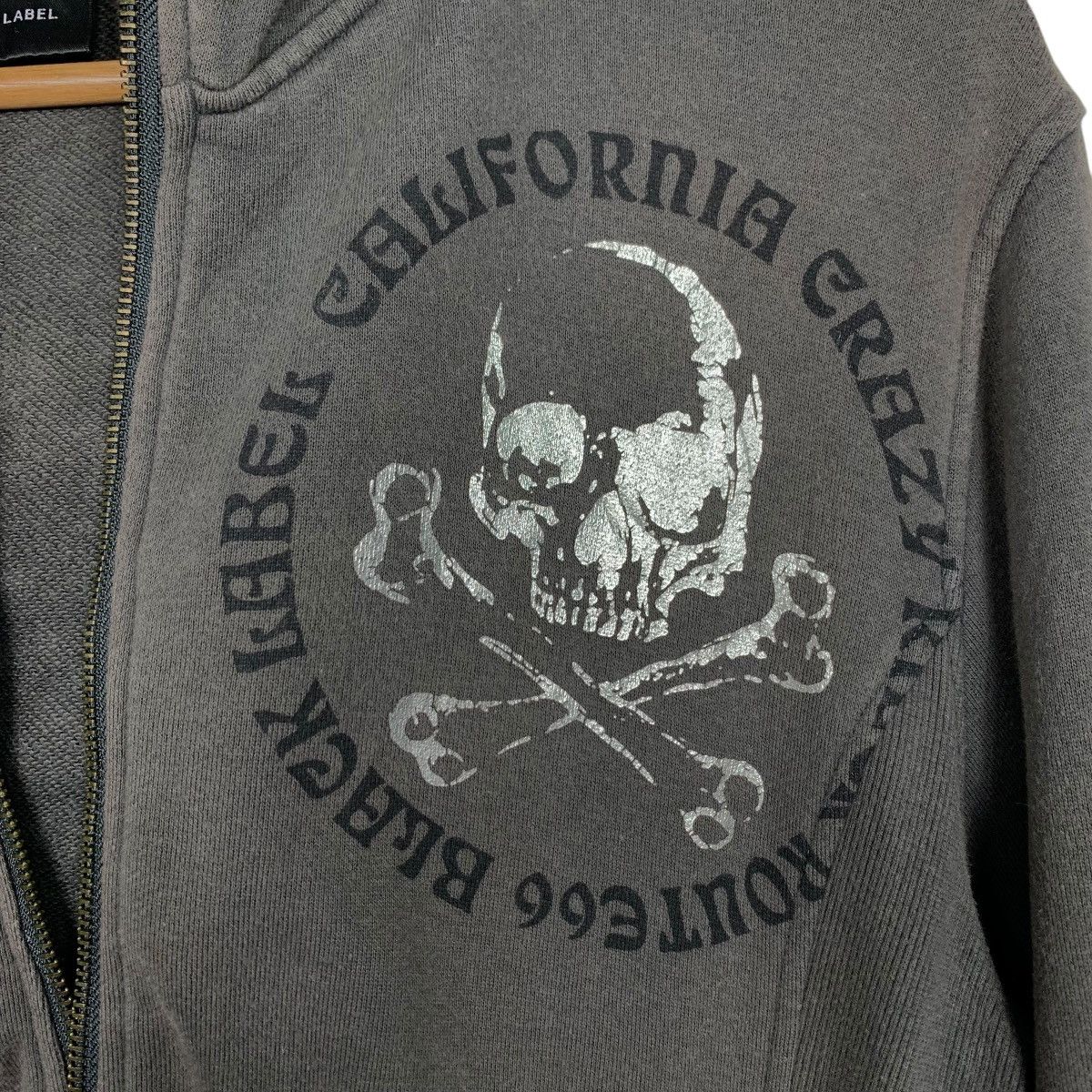 Japanese Brand INFINITY Black Label Crazy Rider Route 66 Hoodies #1715-C76 Size US L / EU 52-54 / 3 - 14 Thumbnail