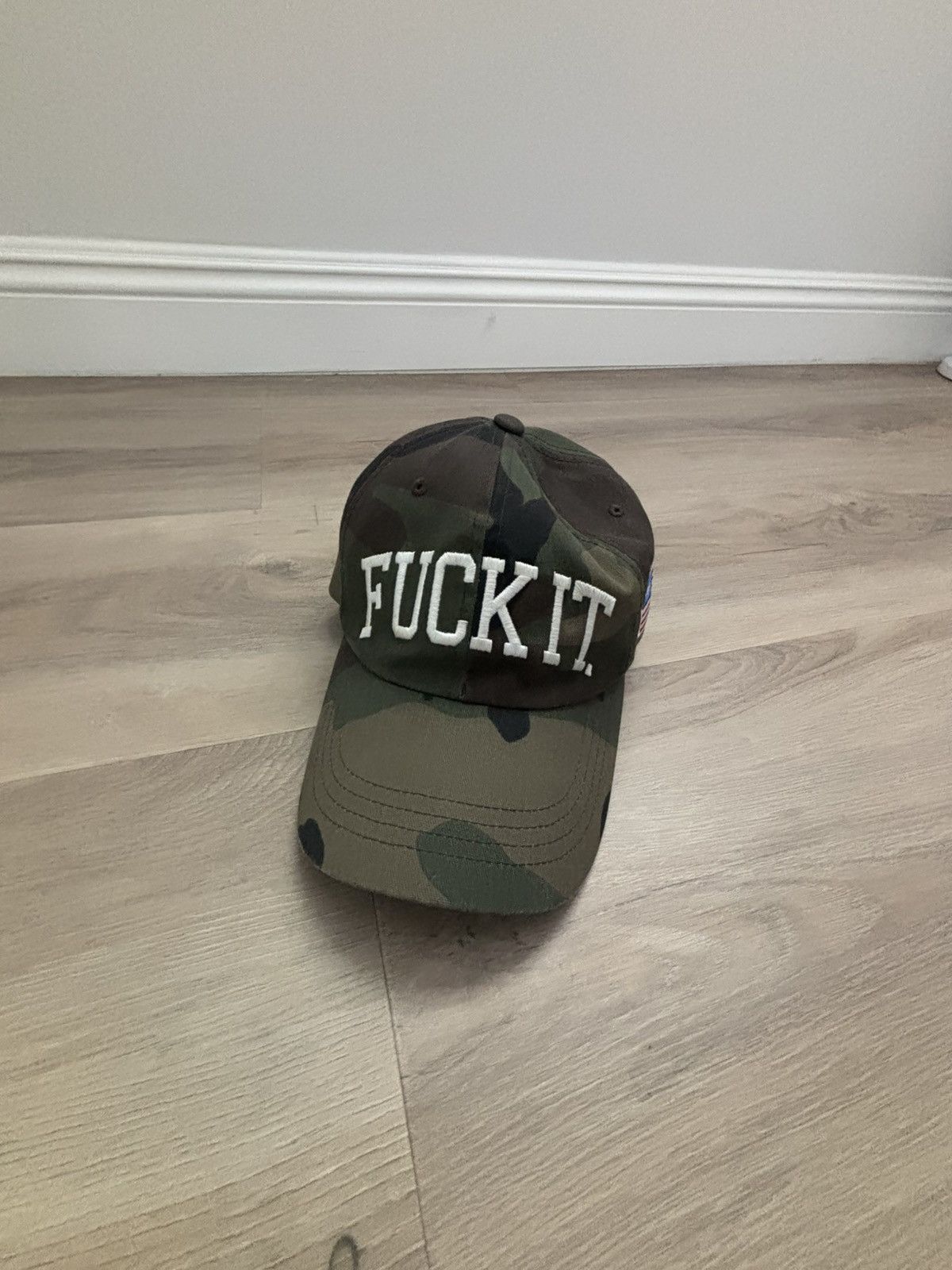 Huf HUF “FUCK IT” CAMO HAT Size ONE SIZE - 1 Thumbnail