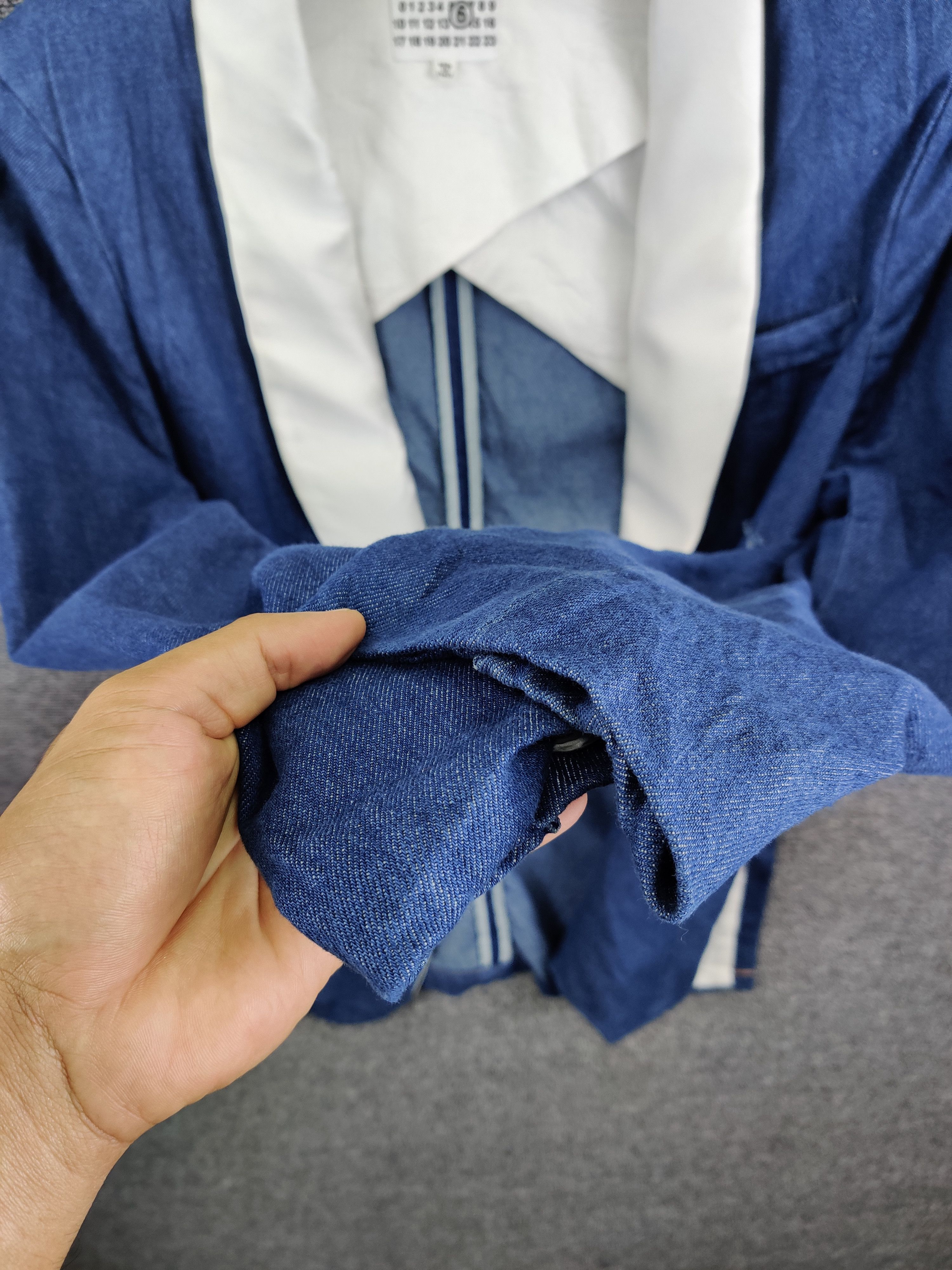 Maison Margiela Maison Margiela MM6 Denim Blazer Jacket Size US M / EU 48-50 / 2 - 14 Thumbnail