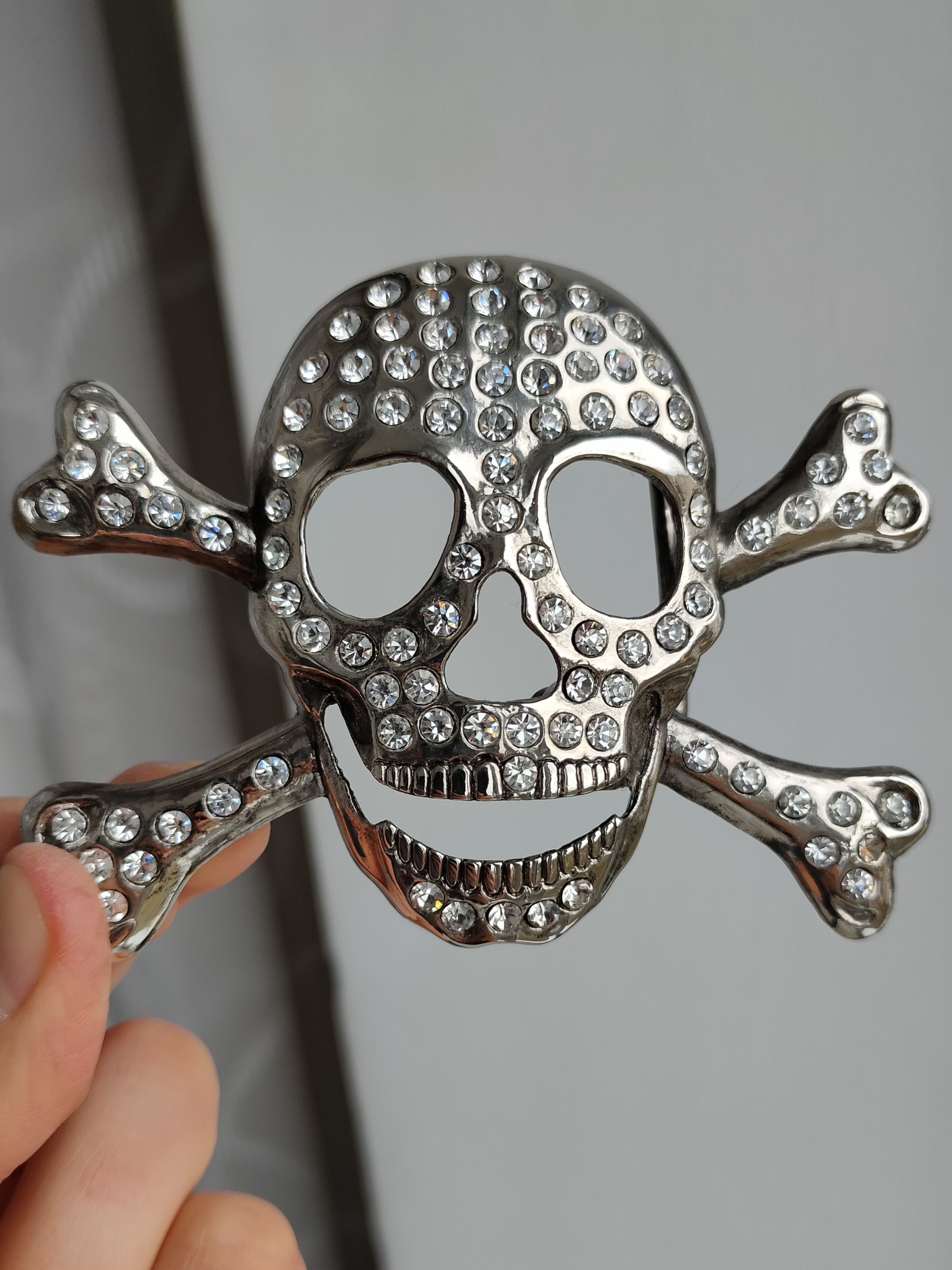 Scully Vintage Skull Buckle metal buckle In Belt Size ONE SIZE - 1 Thumbnail