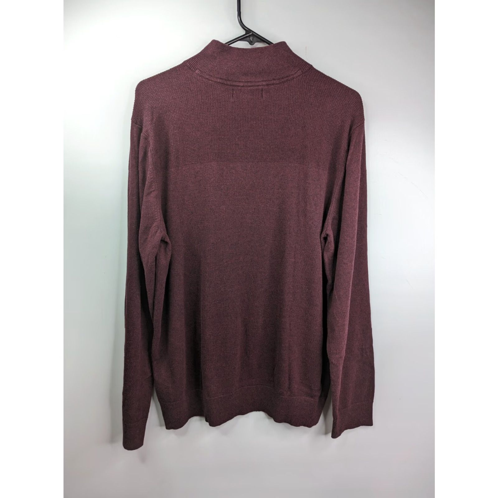 Banana Republic Banana Republic Burgundy 1/4 Zip Pullover Sweater Premium Luxe Yarn Men's Large Size US L / EU 52-54 / 3 - 6 Thumbnail