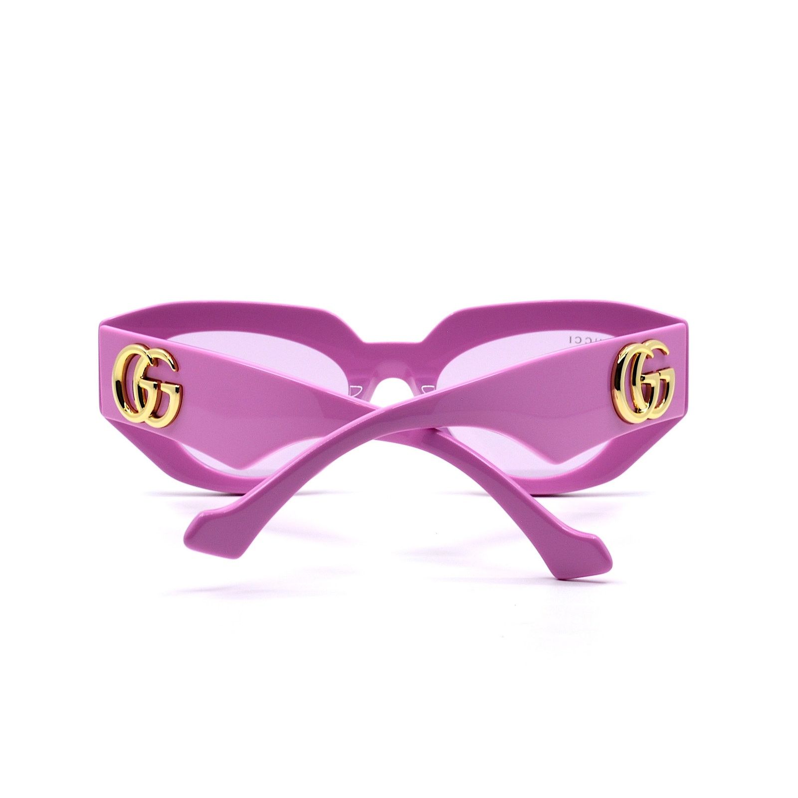 Gucci GUCCI GG1421S 004 PINK LIGHT VIOLET AUTHENTIC SUNGLASSES Size ONE SIZE - 8 Thumbnail