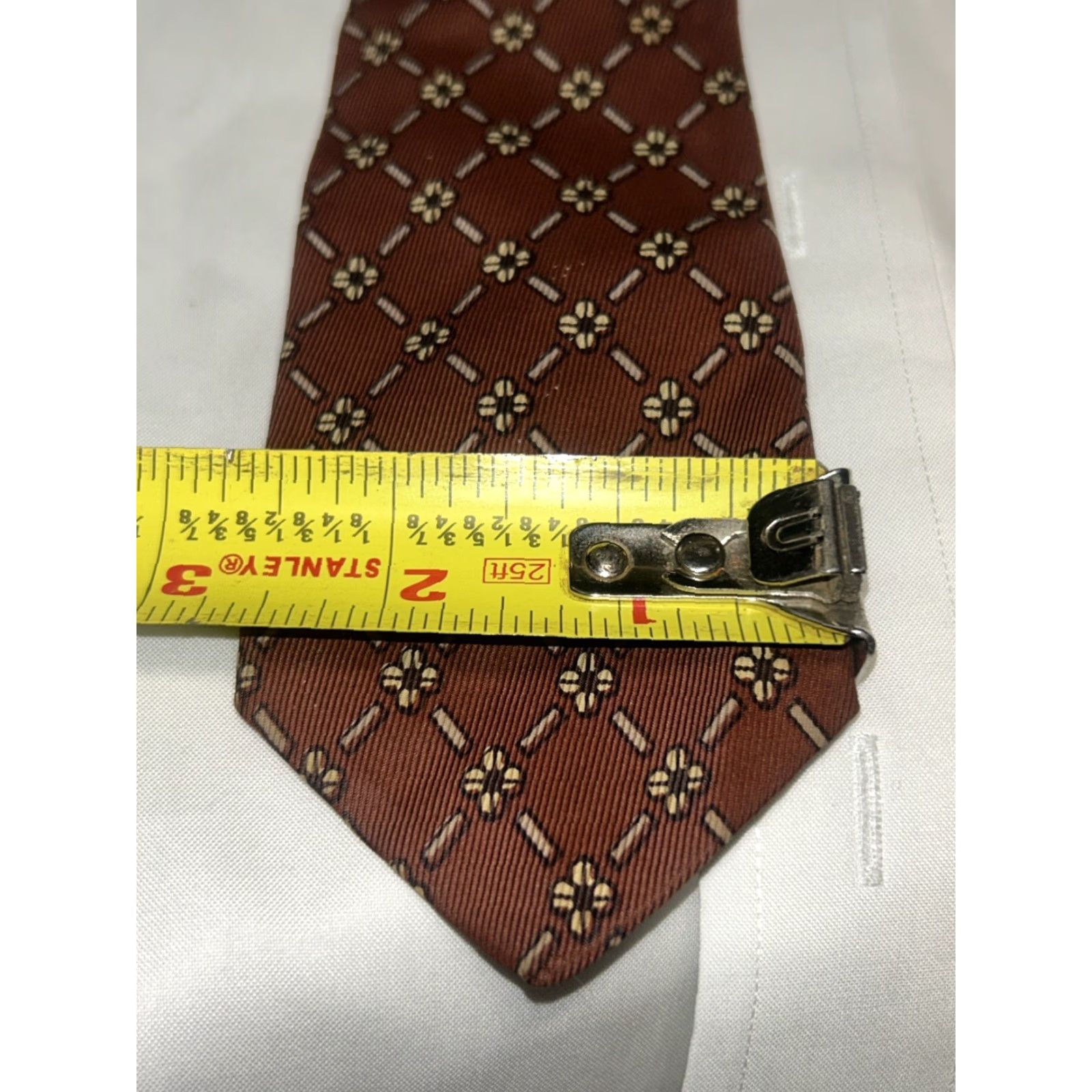 Vintage **San Francisco Handmade Classic Geometric Men's Tie** User: San Francisco Handmade Classic Geometric Men's Tie Size ONE SIZE - 3 Thumbnail