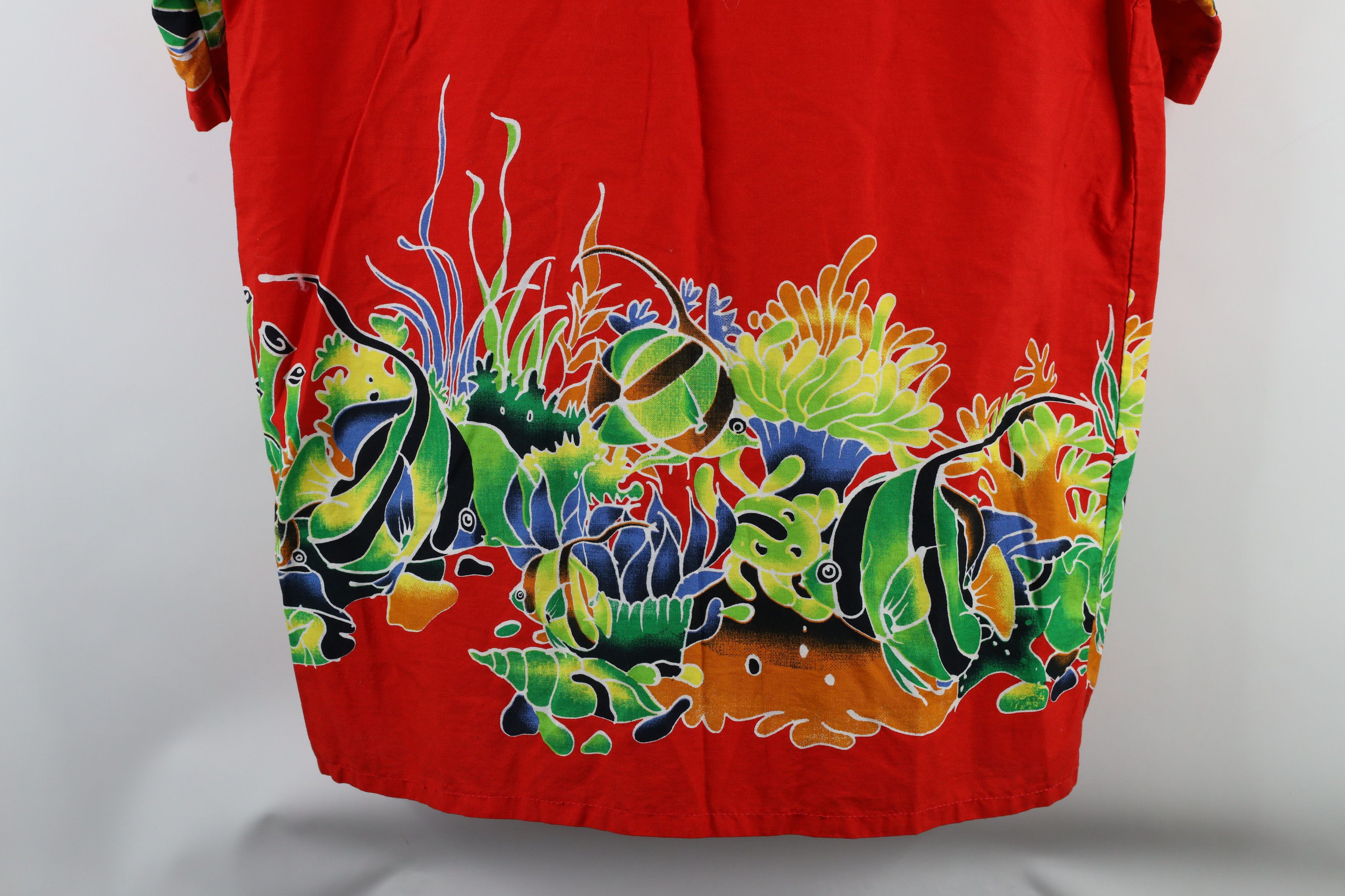 Vintage Vintage 90s Streetwear Hawaiian Short Sleeve Button Shirt Size US L / EU 52-54 / 3 - 11 Thumbnail
