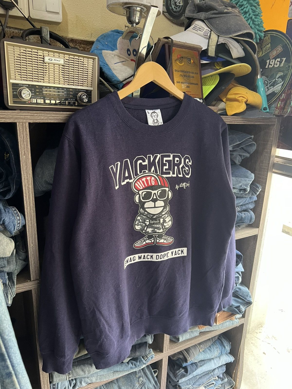 Cartoon Network 🔥UITTG Baby Yackers Crewneck Sweatshirt Size US M / EU 48-50 / 2 - 8 Thumbnail