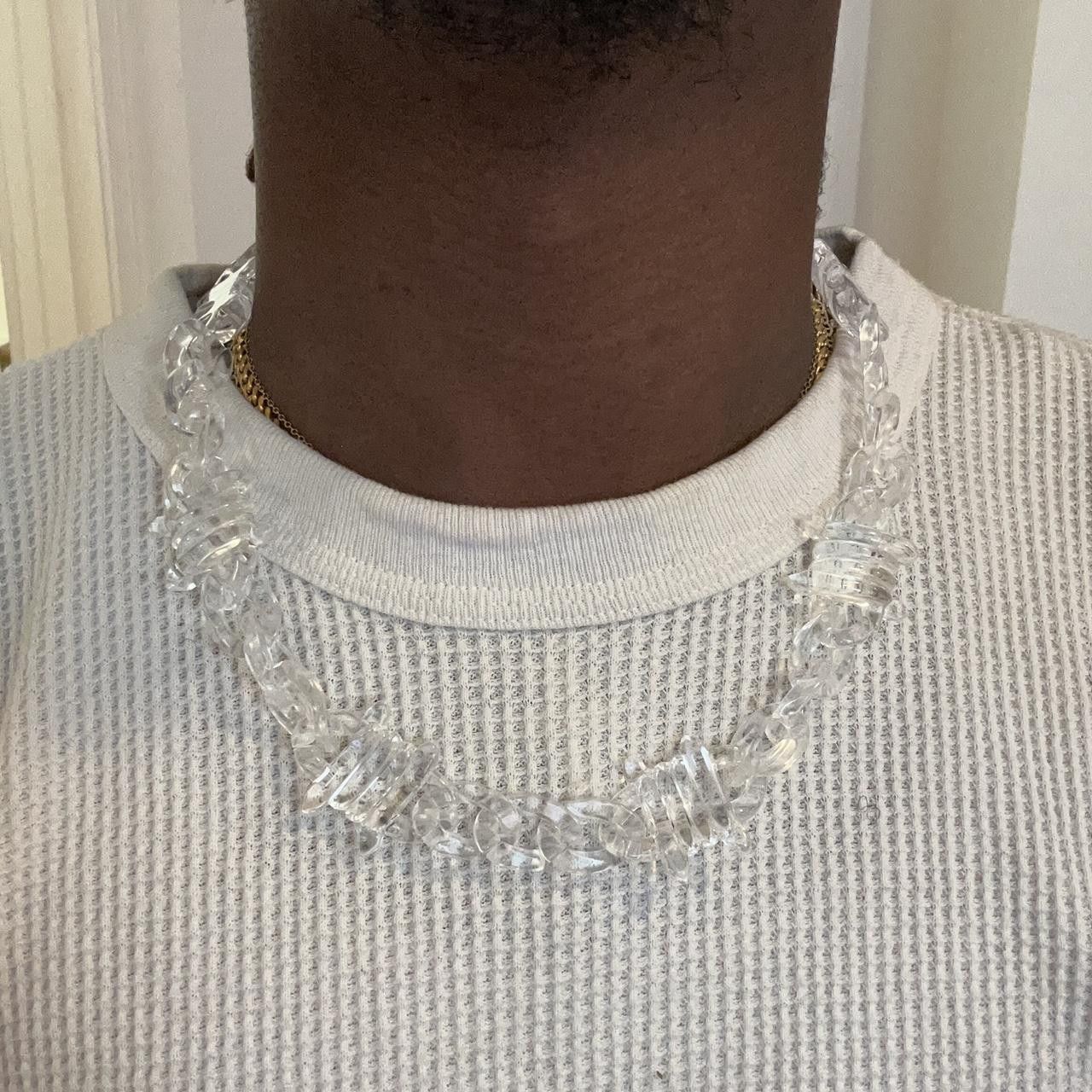 Vintage 2000s Barbed Wire Translucent See-thru Hip hop Chain Size ONE SIZE - 3 Thumbnail