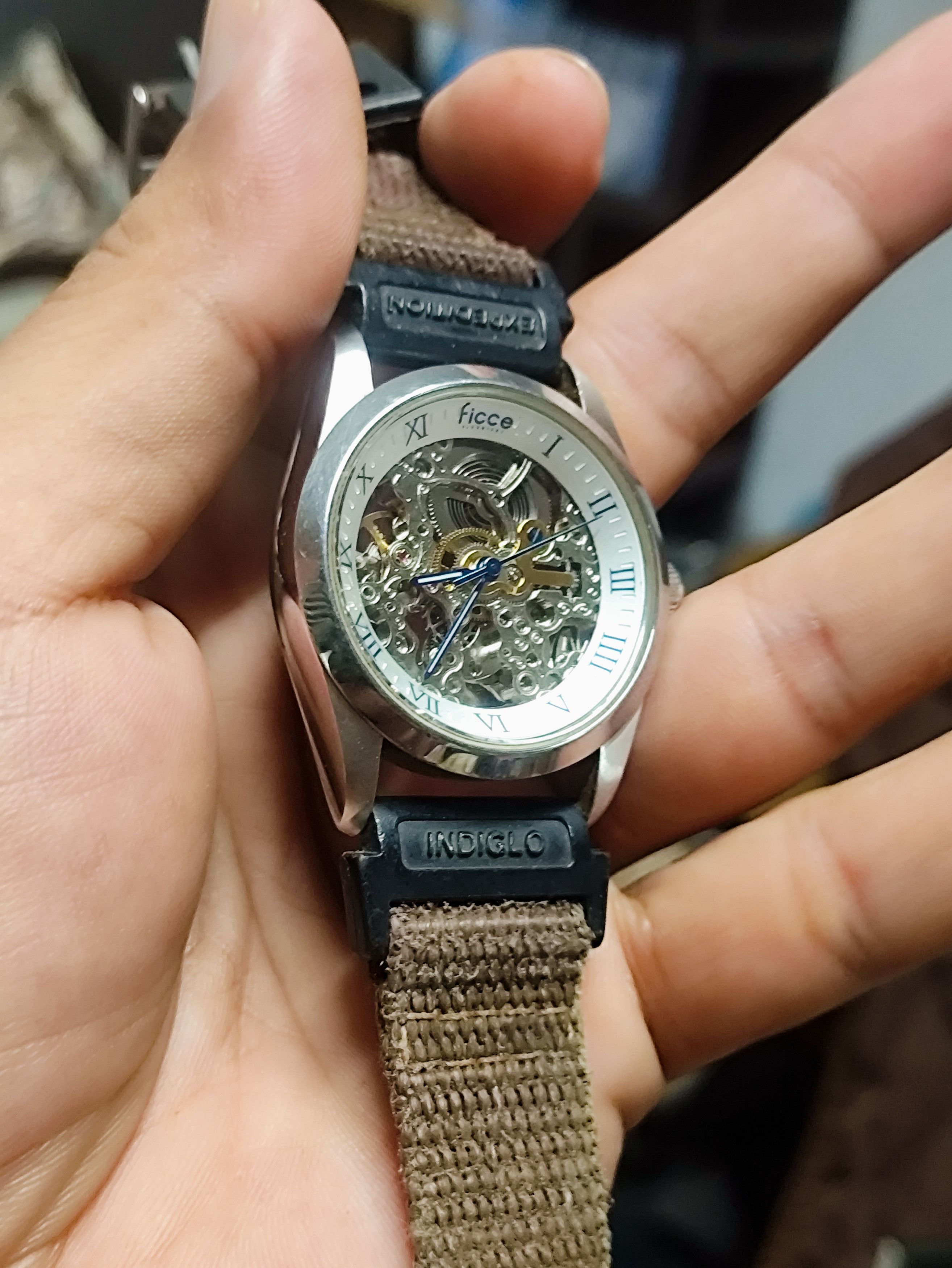 Japanese Brand Vintage Automatic Watch Transparent Engine. JAPAN ENGINE Size ONE SIZE - 7 Thumbnail