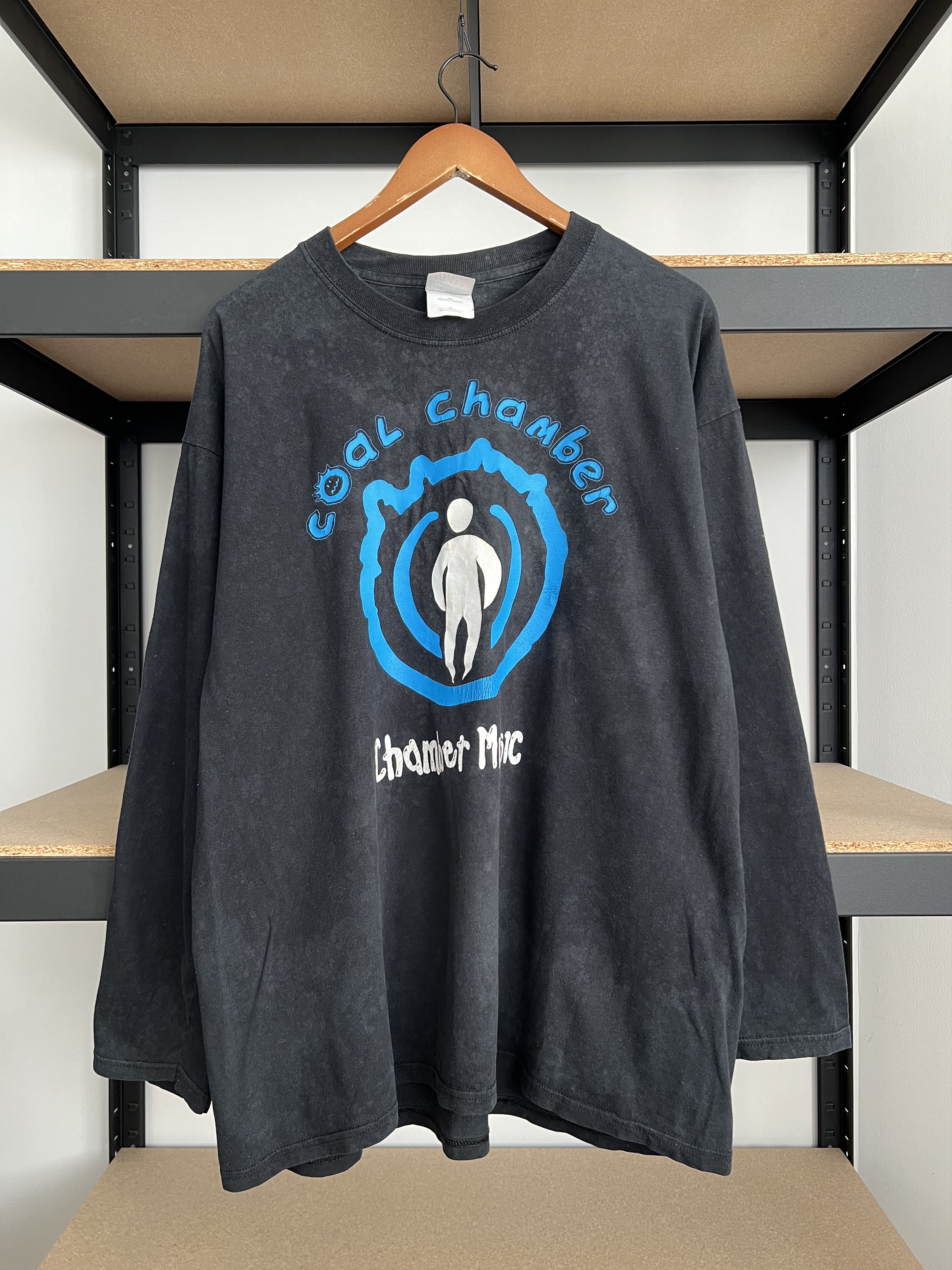 Band Tees Vintage 2000s Coal Chamber Chamber Music Black Long Sleeve Size US XL / EU 56 / 4 - 1 Thumbnail