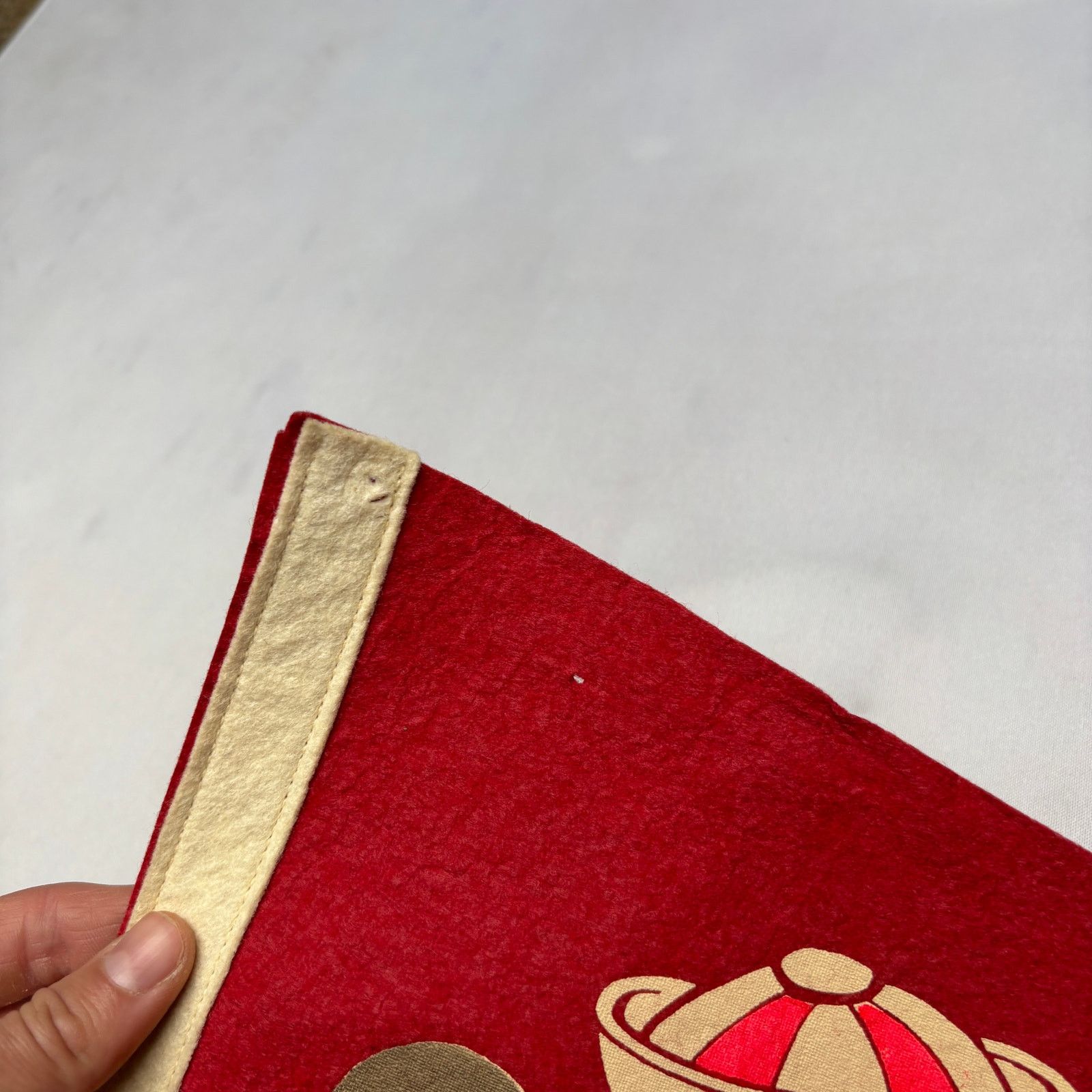 Vintage VTG Alabama Crimson Tide Felt Pennant Elephant Mascot 1950s Size ONE SIZE - 9 Thumbnail