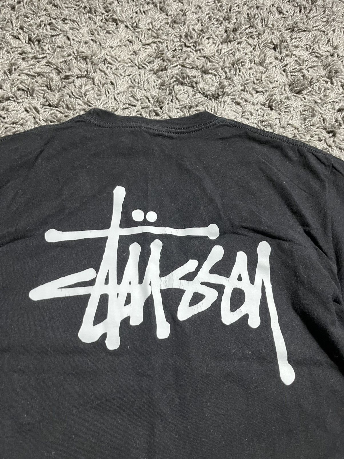 Stussy STUSSY SKATEBOARD DBLE LOGO COTTON Y2K TEE Size US L / EU 52-54 / 3 - 2 Thumbnail