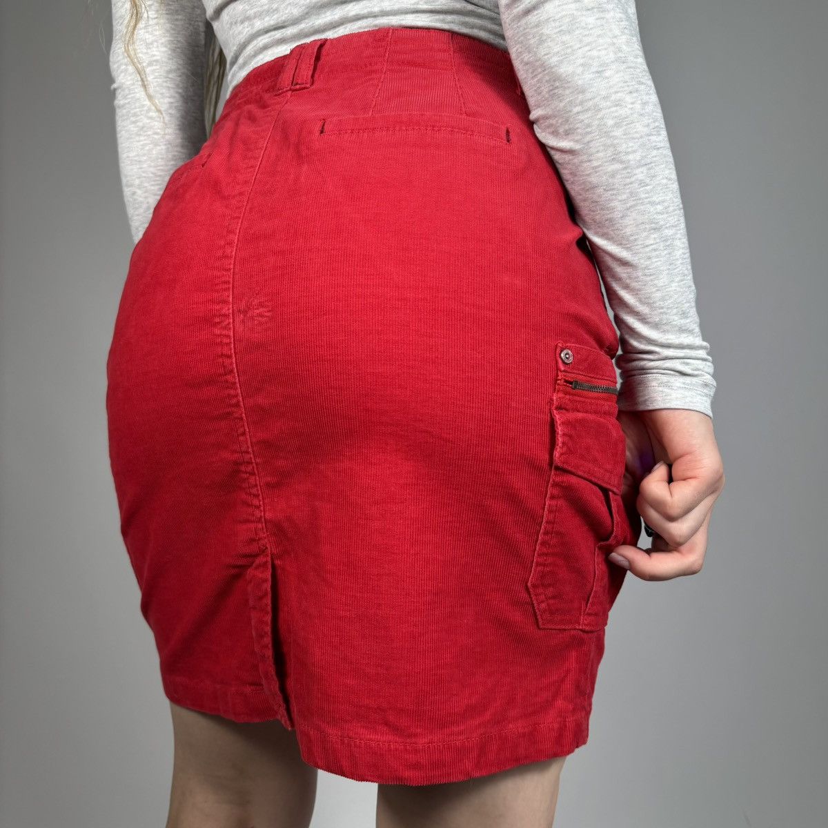 Vintage Vintage Y2K Japanese Style Cargo Midi Skirt Retro Casual Size 26" / US 2 / IT 38 - 2 Thumbnail