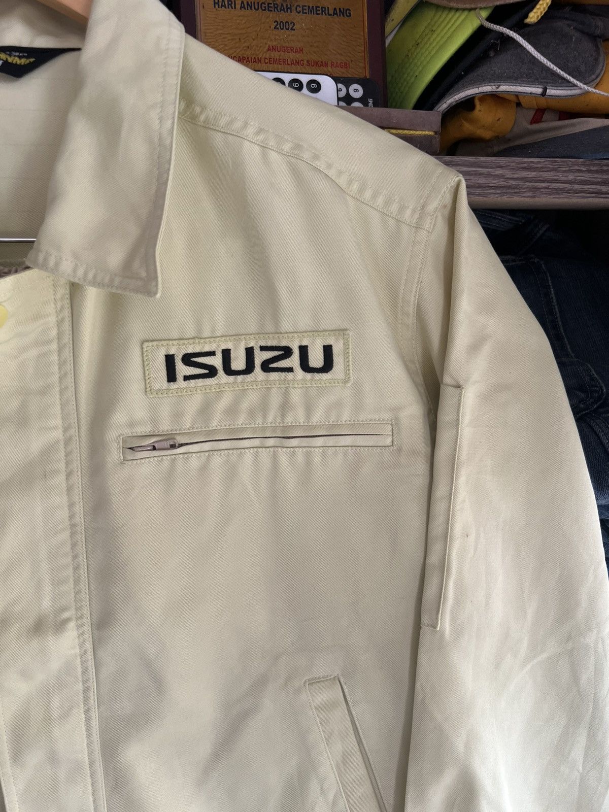 Japanese Brand 🔥Vintage Hanma Isuzu Work Jacket Size US M / EU 48-50 / 2 - 5 Thumbnail