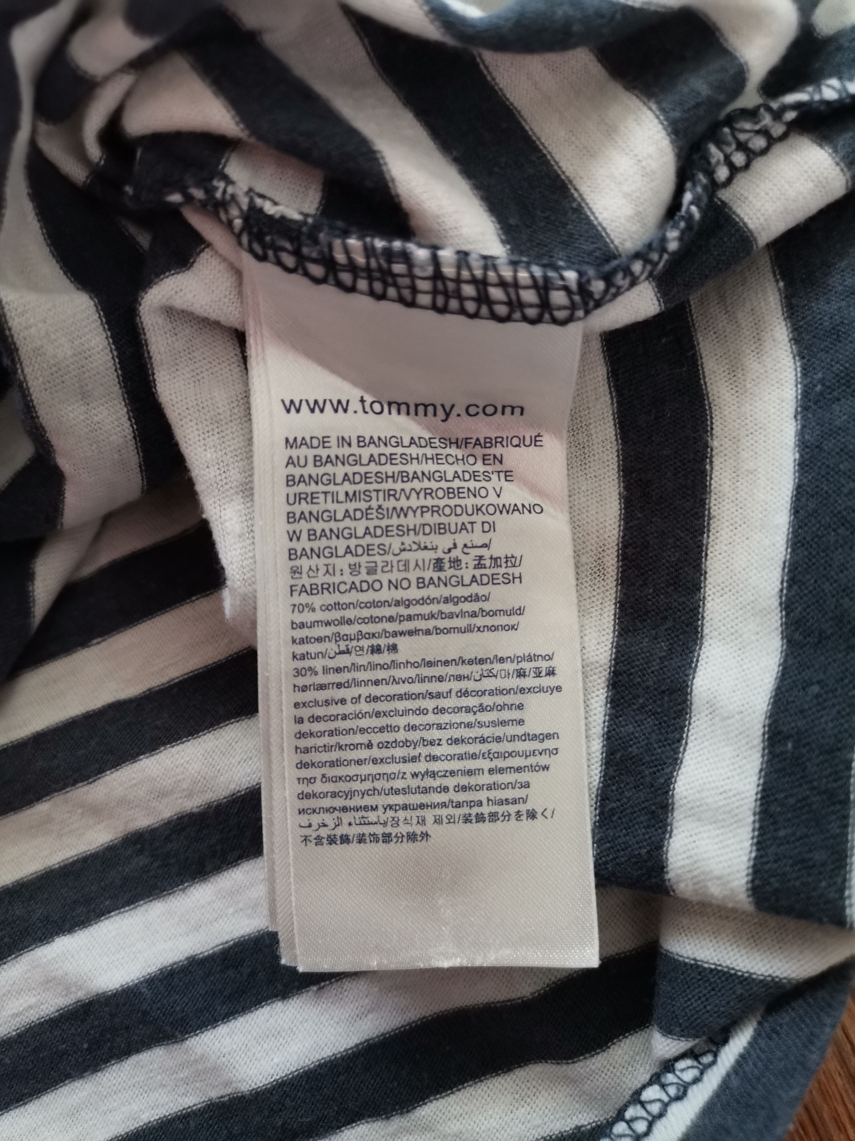 Tommy Hilfiger Hilfiger Denim Women's Striped Tee Size XS / US 0-2 / IT 36-38 - 3 Thumbnail