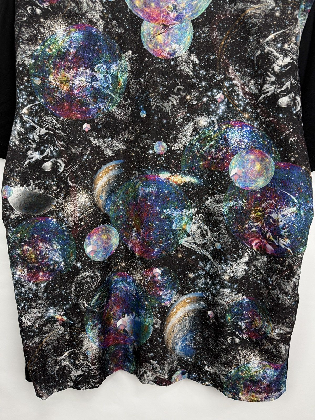 Emporio Armani 🇮🇹 Emporio Armani Galaxy Print T-Shirt Space Rare Hype Size US M / EU 48-50 / 2 - 6 Thumbnail