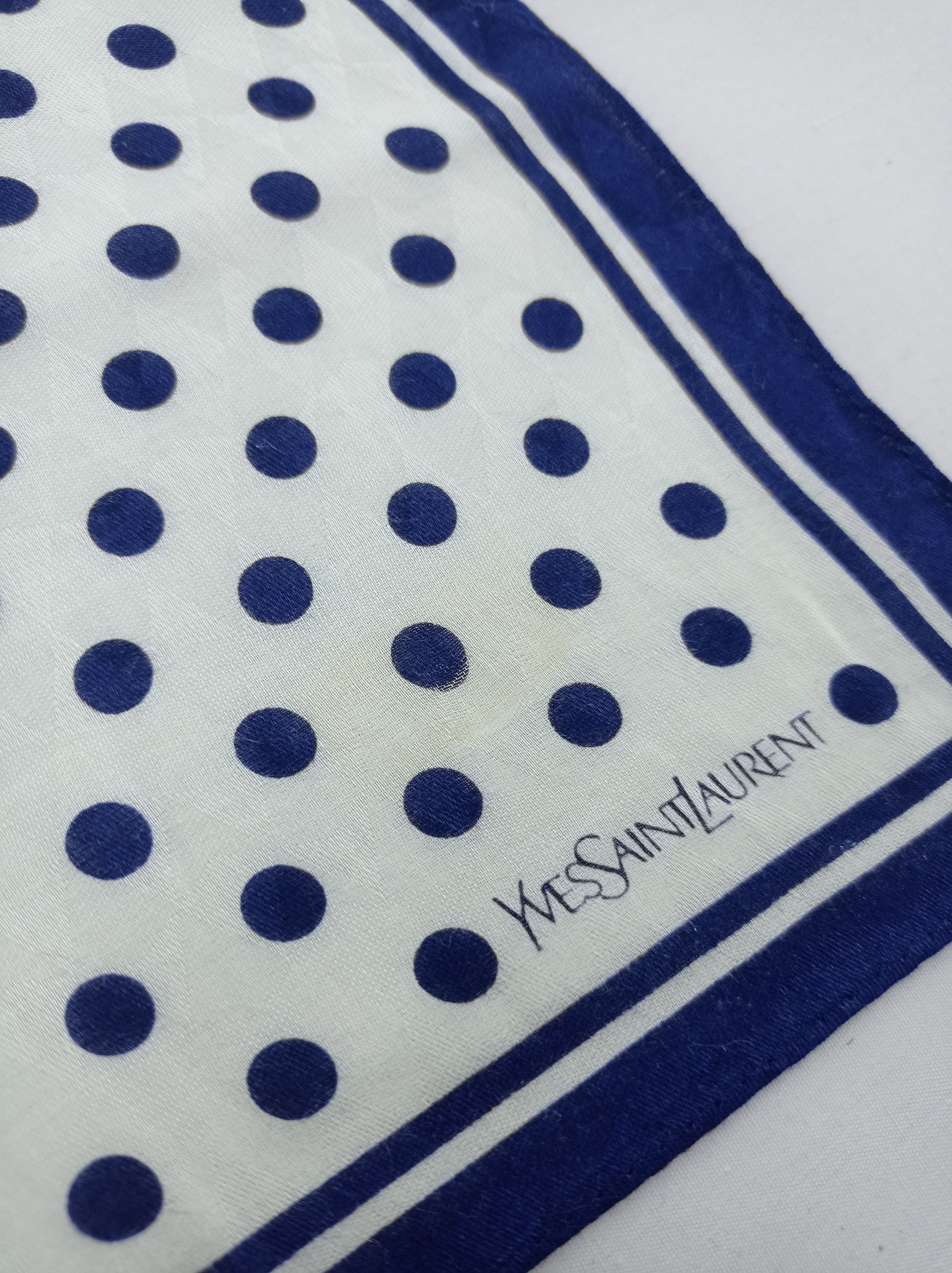 Vintage × Yves Saint Laurent Vintage Yves Saint Laurent Handkerchief / Neckwear / Bandana Size ONE SIZE - 4 Thumbnail