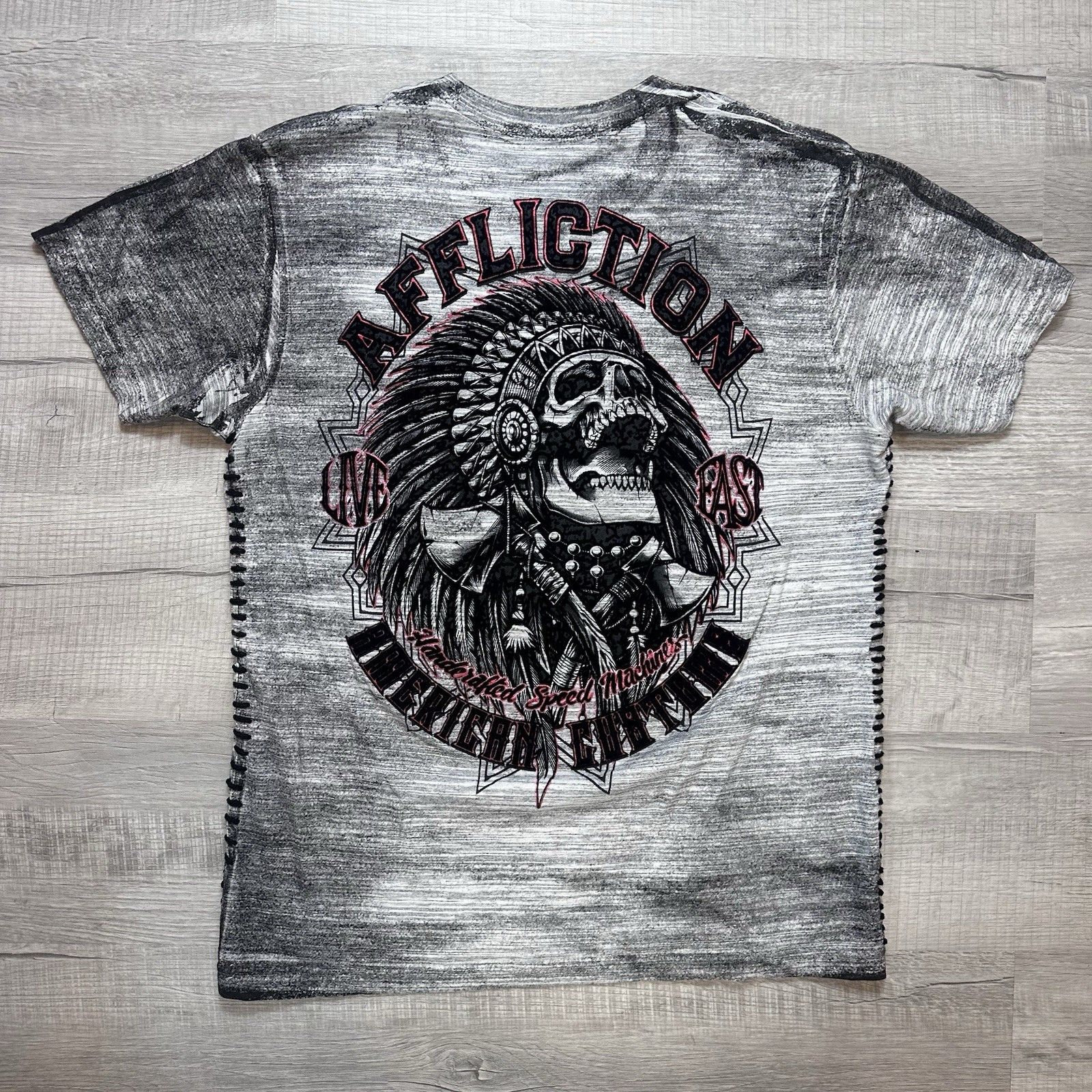 Affliction Affliction American Customs Native Roar T-Shirt Mens Large Size US L / EU 52-54 / 3 - 8 Thumbnail