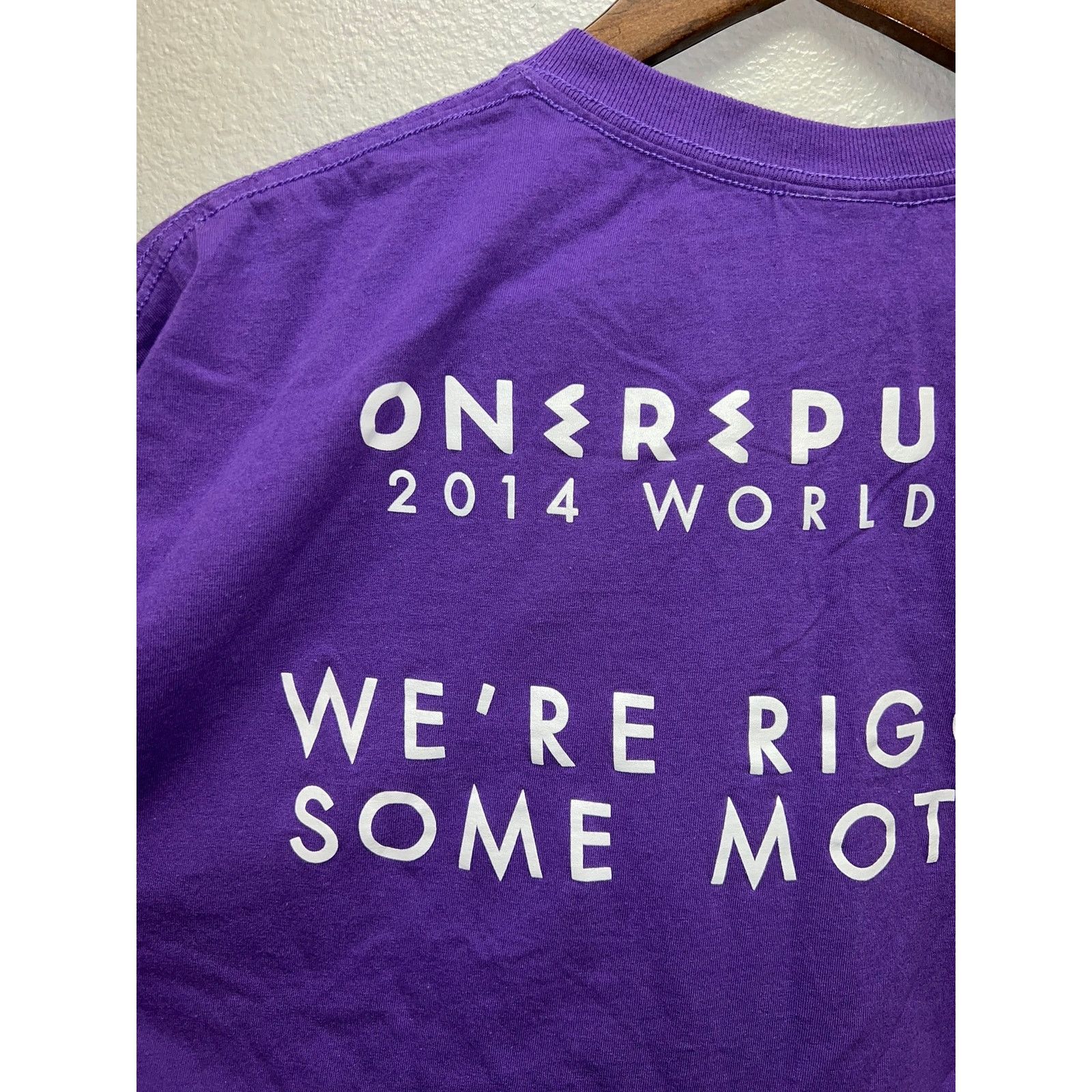 Fruit Of The Loom One Republic Local Crew Shirt World Tour Concert Tee 2014 L Size US L / EU 52-54 / 3 - 5 Thumbnail