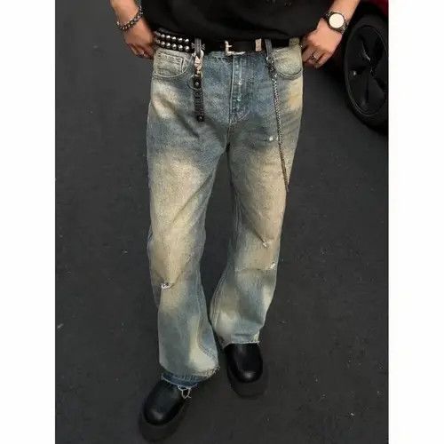 Designer × Japanese Brand × Vintage Ripped Design Washed Jeans Size US 28 / EU 44 - 4 Thumbnail