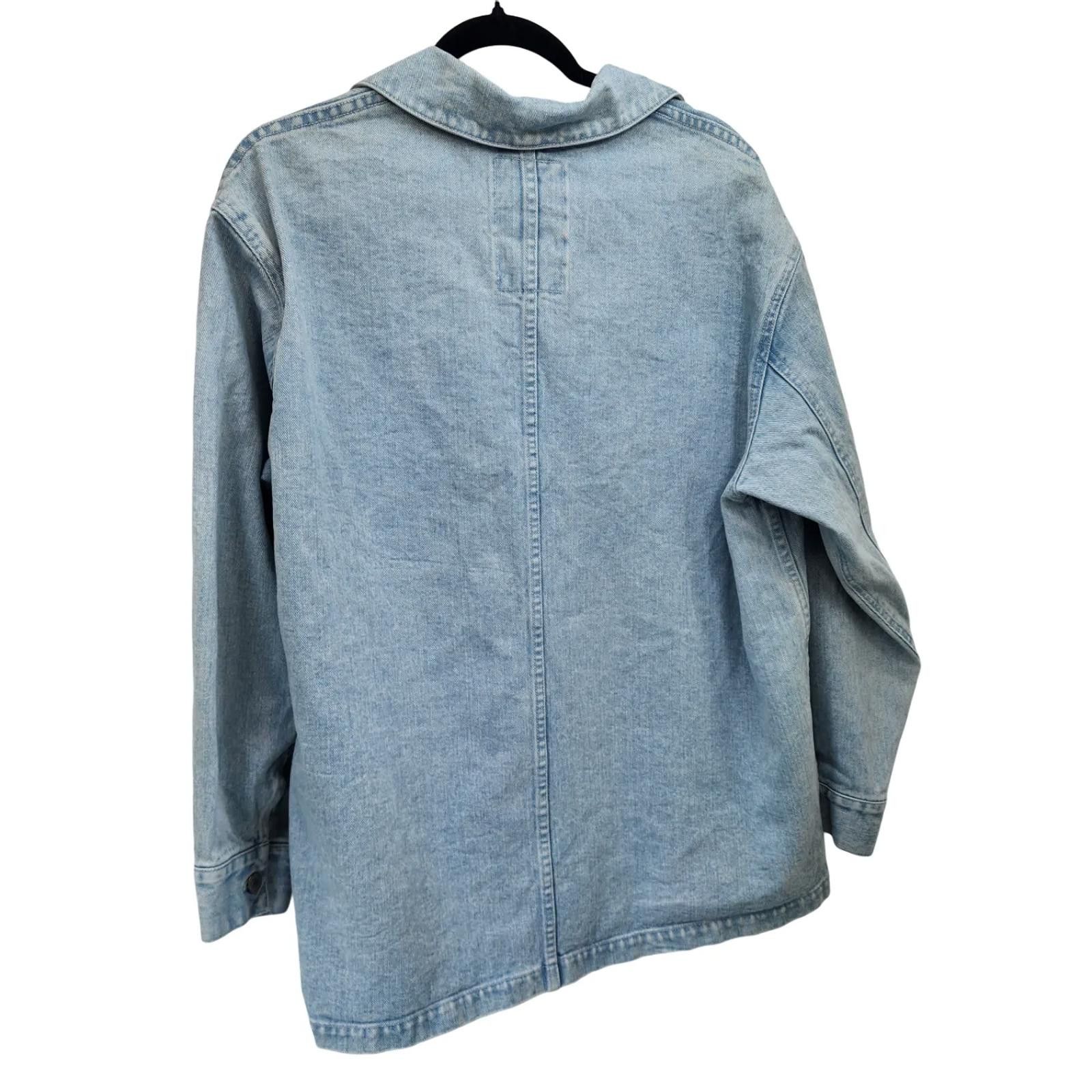 Lauren Ralph Lauren Lauren, Ralph Lauren. 90s Denim Oversized Barn Coat. Small Size S / US 4 / IT 40 - 5 Thumbnail