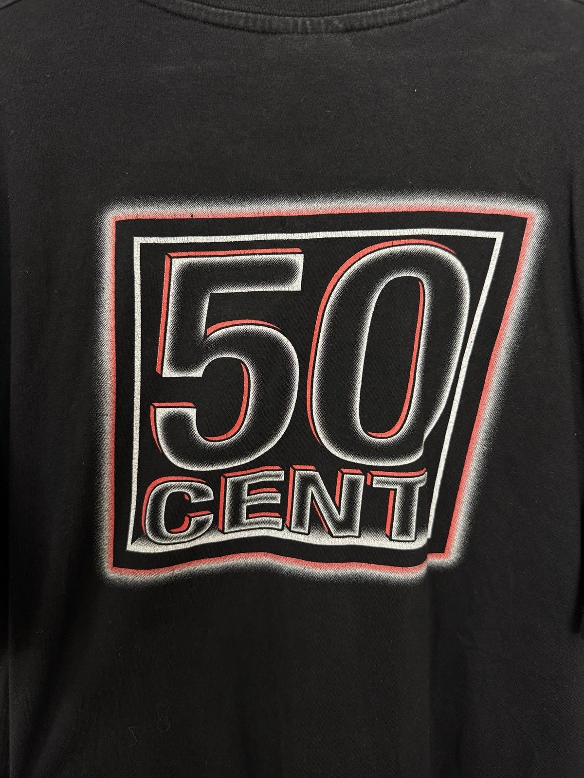 50 Cent × Rap Tees × Vintage Vintage 50 Cent T-Shirt Size US XL / EU 56 / 4 - 4 Thumbnail