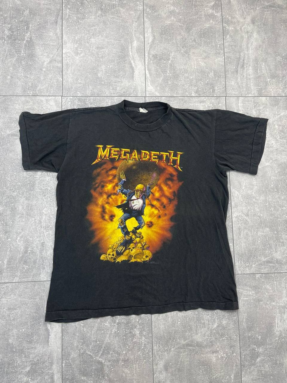 Band Tees × Megadeth Megadeth 1991 Oxidation Tour Shirt / Large Rock Metal Size US L / EU 52-54 / 3 - 1 Thumbnail