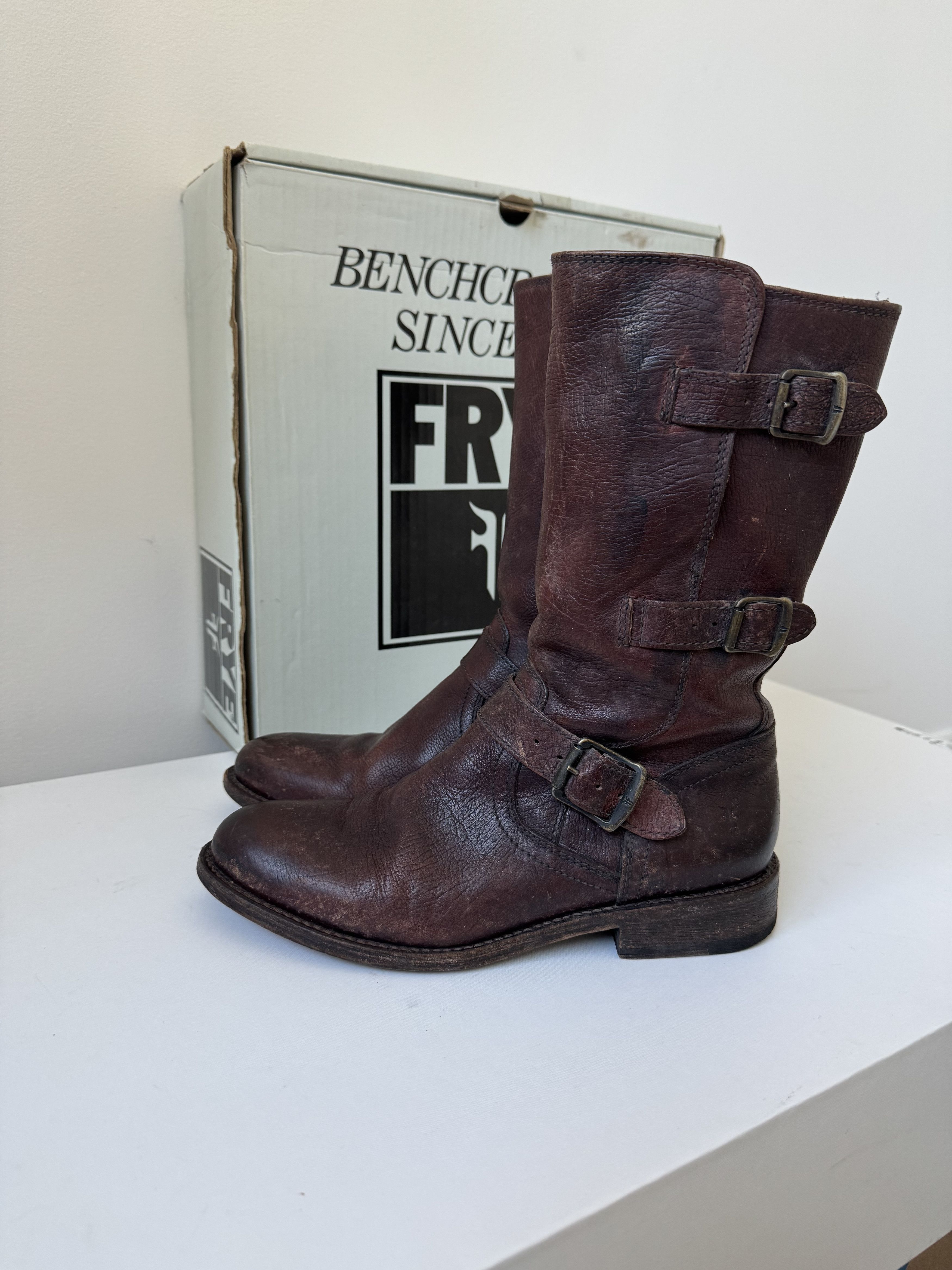 Frye Frye Jayden Moto Cuff Boots Size US 8 / IT 38 - 7 Thumbnail