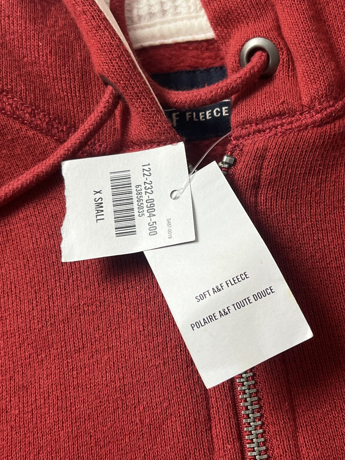 Abercrombie & Fitch ABERCROMBIE & FITCH A&F ZIP HOODIE Y2K SIZE XS Size US XS / EU 42 / 0 - 8 Thumbnail