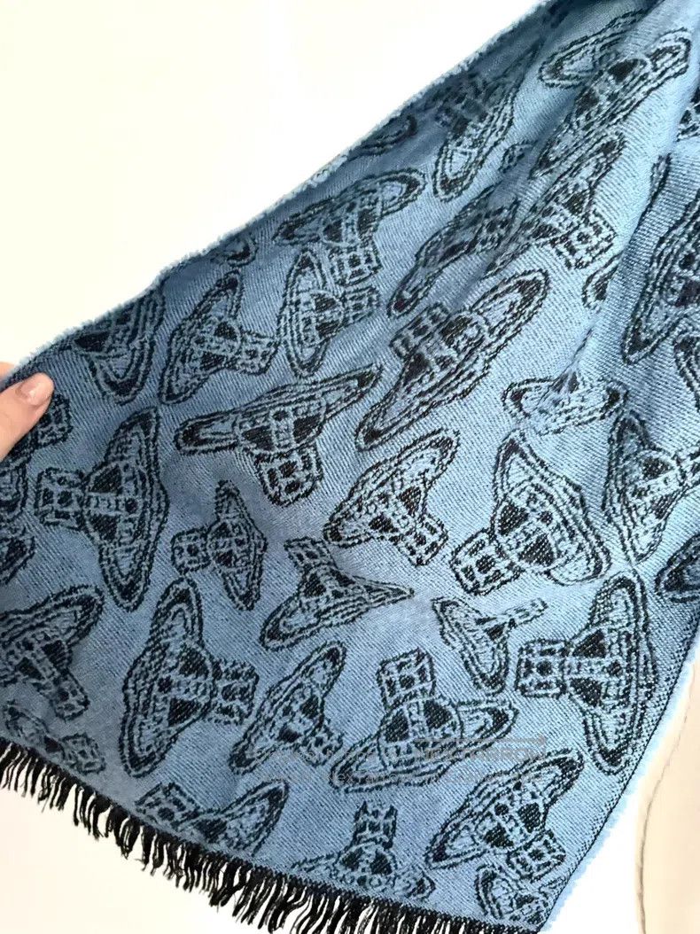 Vivienne Westwood Vivienne Westwood Black and Blue Double-Sided Full Print S Size ONE SIZE - 7 Thumbnail