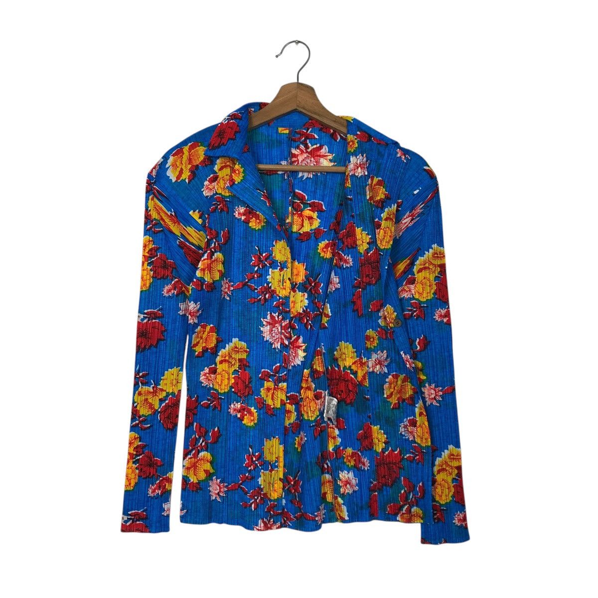 Issey Miyake 🔥VINTAGE PLEATS PLEASE ISSEY MIYAKE BUTTON UPS FLORAL DESIGN Size M / US 6-8 / IT 42-44 - 13 Thumbnail