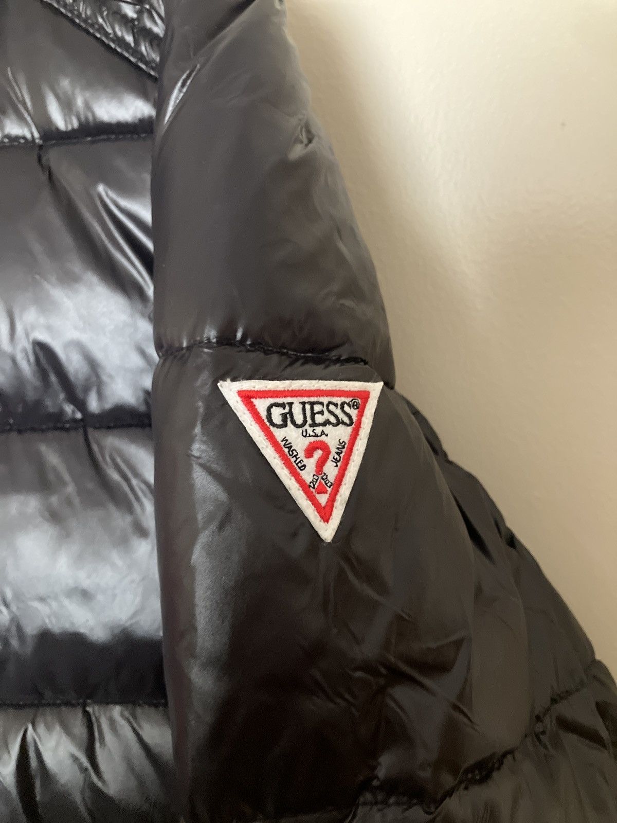 Guess Guess Puffer Jacket Mens Hooded Hoodie Coat Removable Hood Size US L / EU 52-54 / 3 - 7 Thumbnail