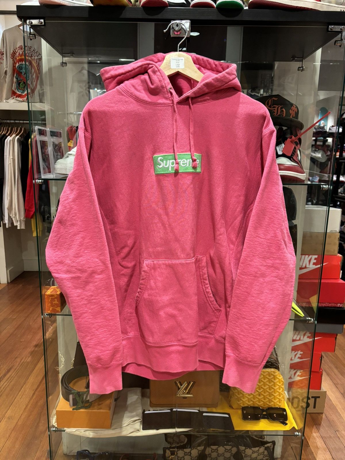 Hoodie fashion supreme pink