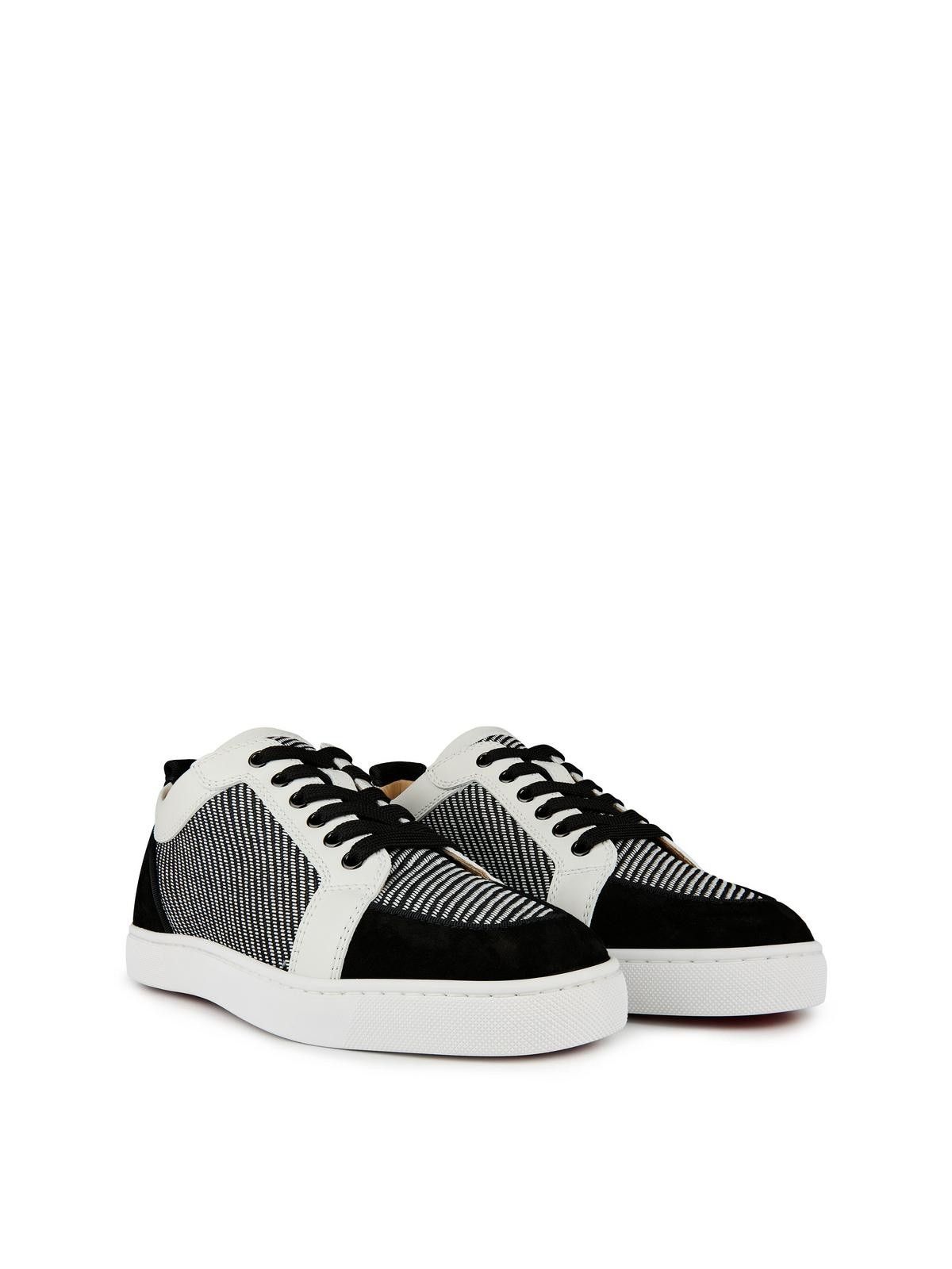 Christian Louboutin o1s1wg111025 Sneakers in Black & White Size US 7 / EU 40 - 1 Thumbnail