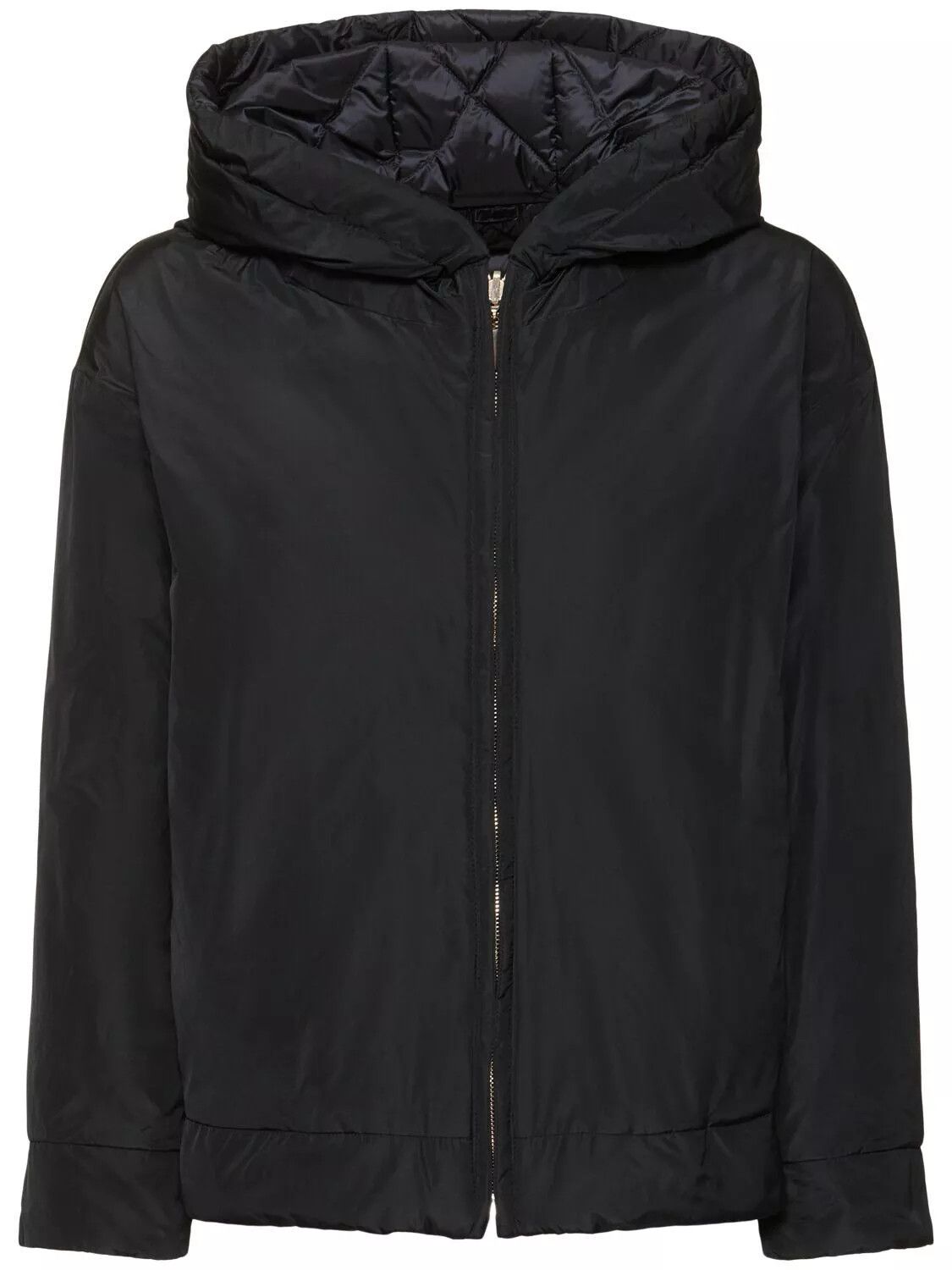 Max Mara MAX MARA Disoft $1350 Black Reversible Down Jacket New Size XXS / US 00 / IT 34 - 4 Thumbnail