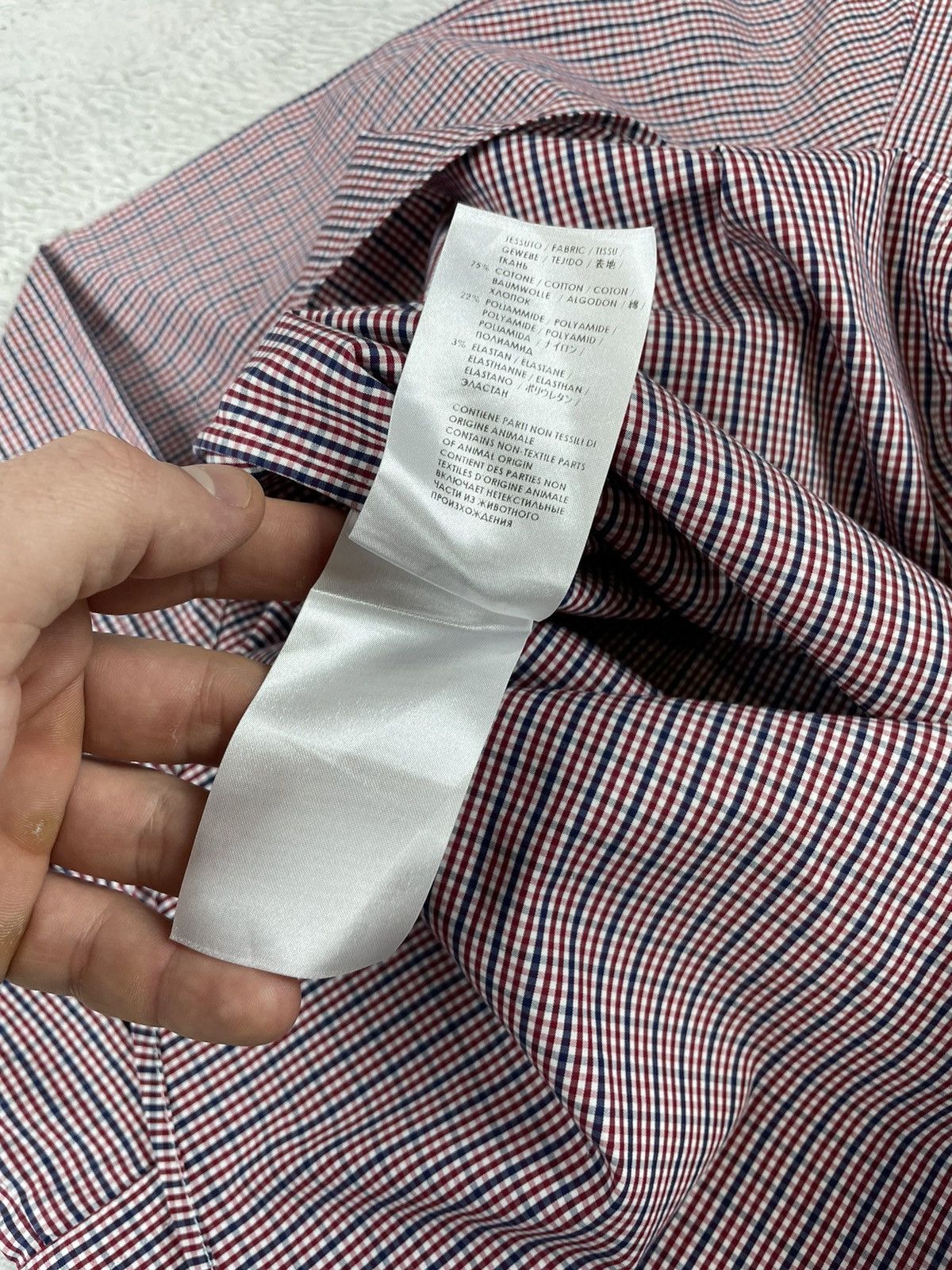 Alexander McQueen × McQ Alexander McQueen × Vintage Vintage 2008 McQ Alexander McQueen Check shirt y2k oldmoney Size US L / EU 52-54 / 3 - 13 Thumbnail