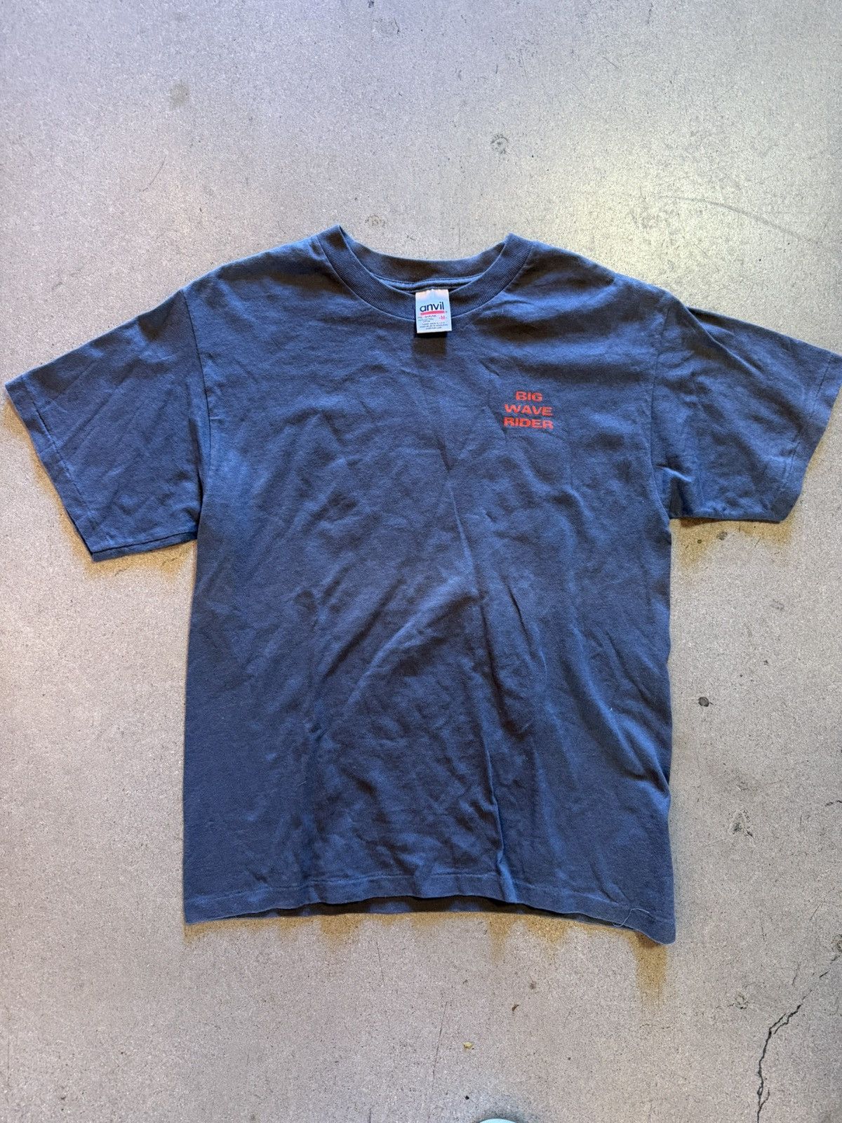 Quiksilver Vintage 90s Ocean Commotion Surf Single Stitch Tee Shirt Size US M / EU 48-50 / 2 - 2 Thumbnail